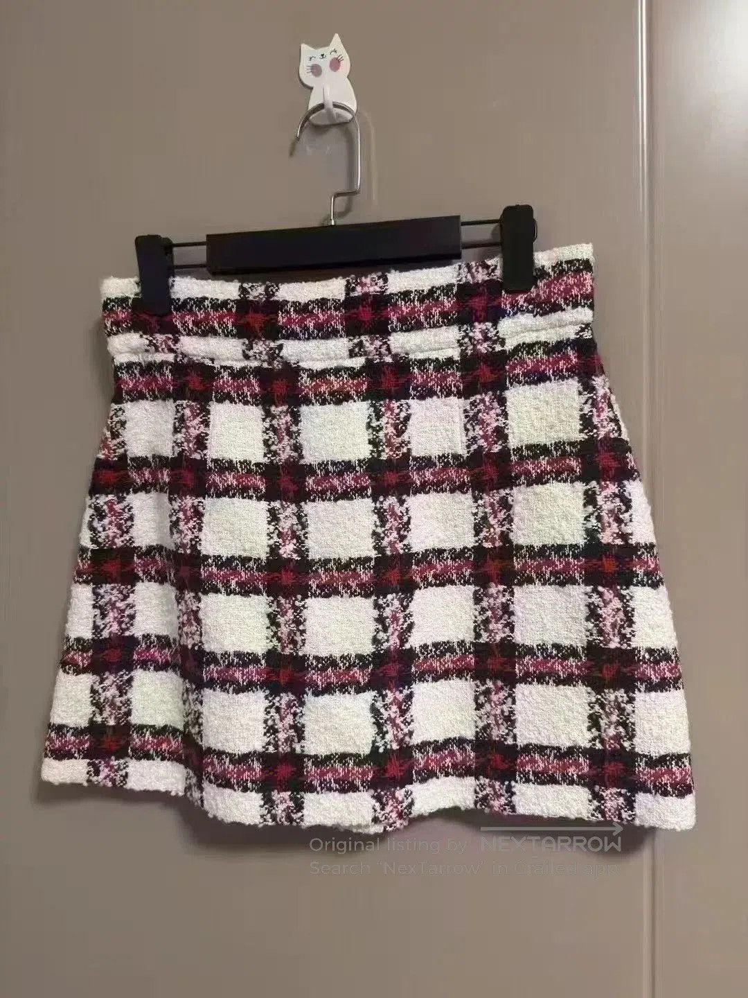 Gucci Gucci Tweed Plaid Skirt. Size 41" - 2 Thumbnail