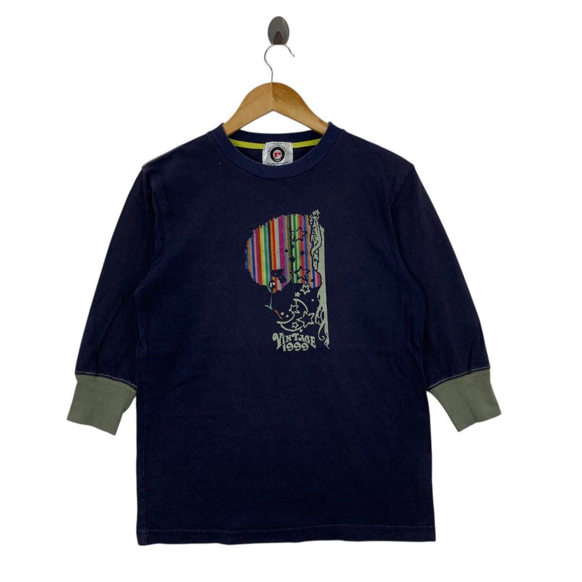 Japanese Brand TIME-R Japanese Brand Respect Yourself Three Quarter Tshirt Size US M / EU 48-50 / 2 - 1 Thumbnail