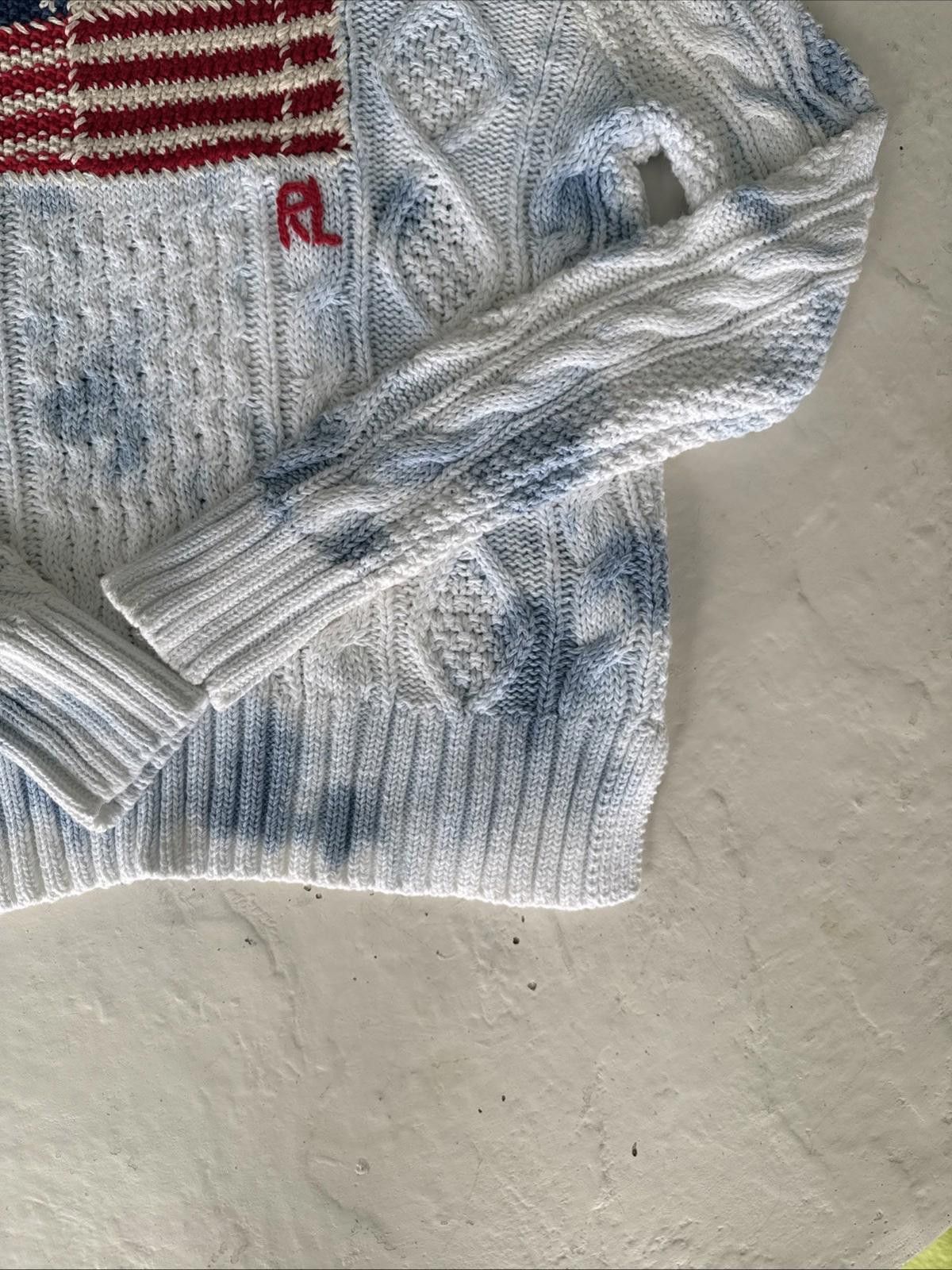 Polo Ralph Lauren Polo Ralph Lauren Cotton Rollneck Flag Sweater Women’s Small Size S / US 4 / IT 40 - 4 Thumbnail
