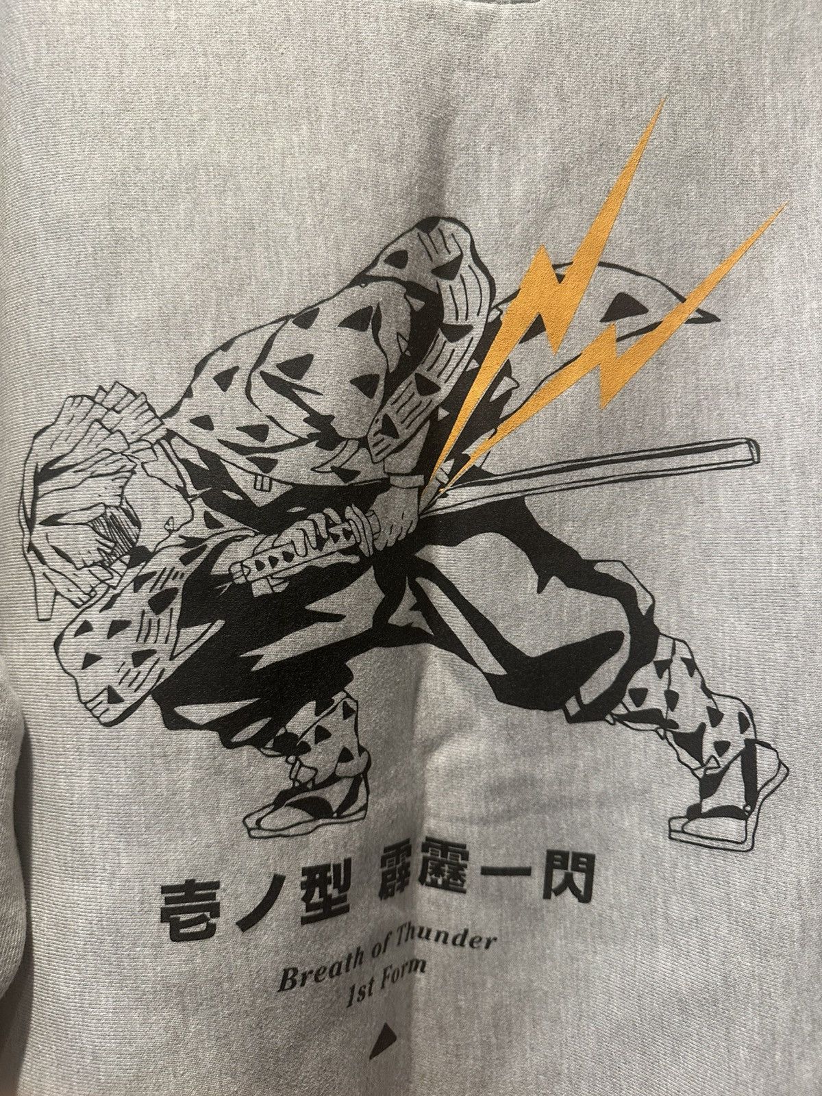Ronin Division Demon Slayer 1st Form Zenitsu Crew Neck Size US M / EU 48-50 / 2 - 6 Thumbnail