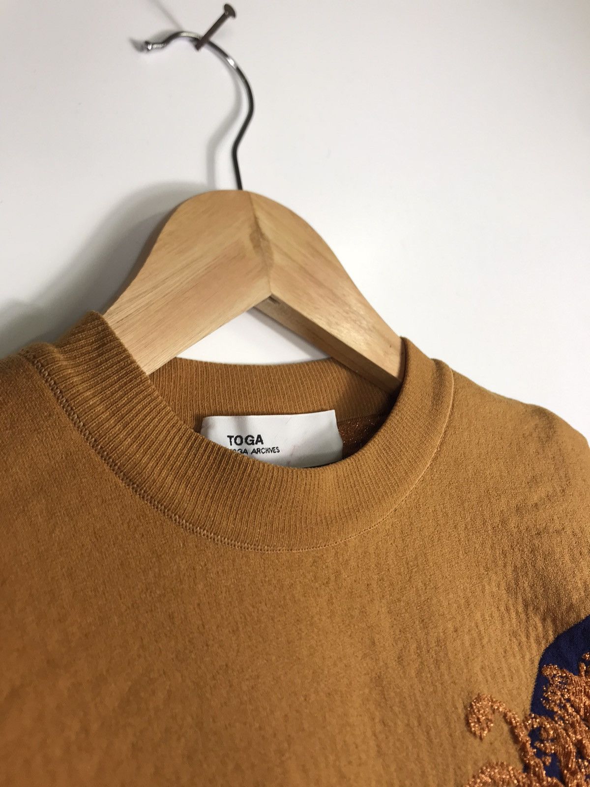 Toga 🔥Luxury Toga Archives AW24 Lame Jacquard Knit Top Size XS / US 0-2 / IT 36-38 - 18 Thumbnail