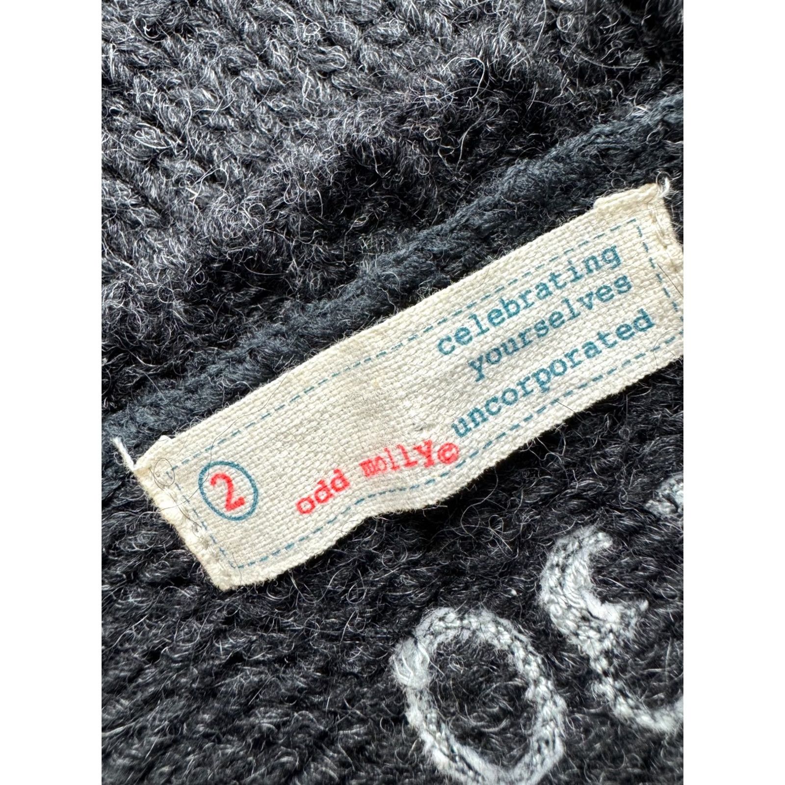 Vintage Odd Molly Cardigan Jumper Wool Alpaca Blend Grey 2 Womens Sizing 53cm Length 37cm Shoulders 47cm Armpit to Armpit 61cm Sleeve Womens 2 XS? Size XS / US 0-2 / IT 36-38 - 5 Thumbnail