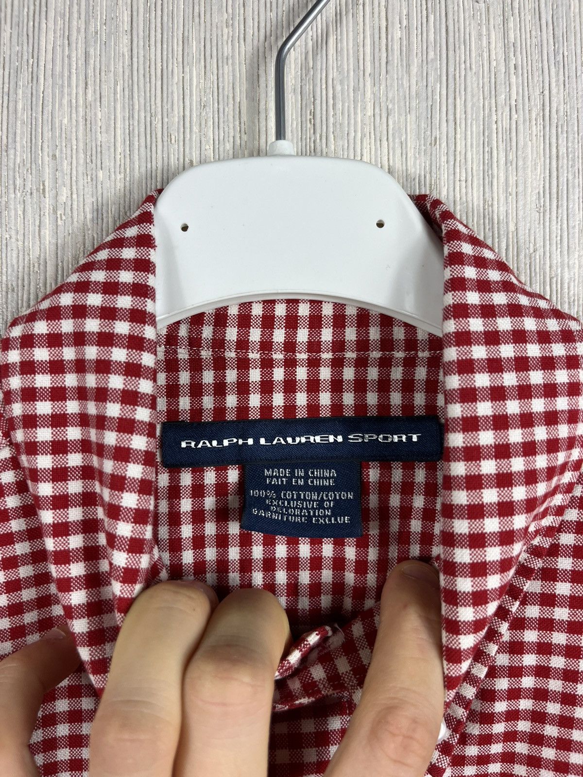 Ralph Lauren × Ralph Lauren Sport × Vintage Vintage Ralph Lauren Sport gingham classic shirt checked Size M / US 6-8 / IT 42-44 - 12 Thumbnail