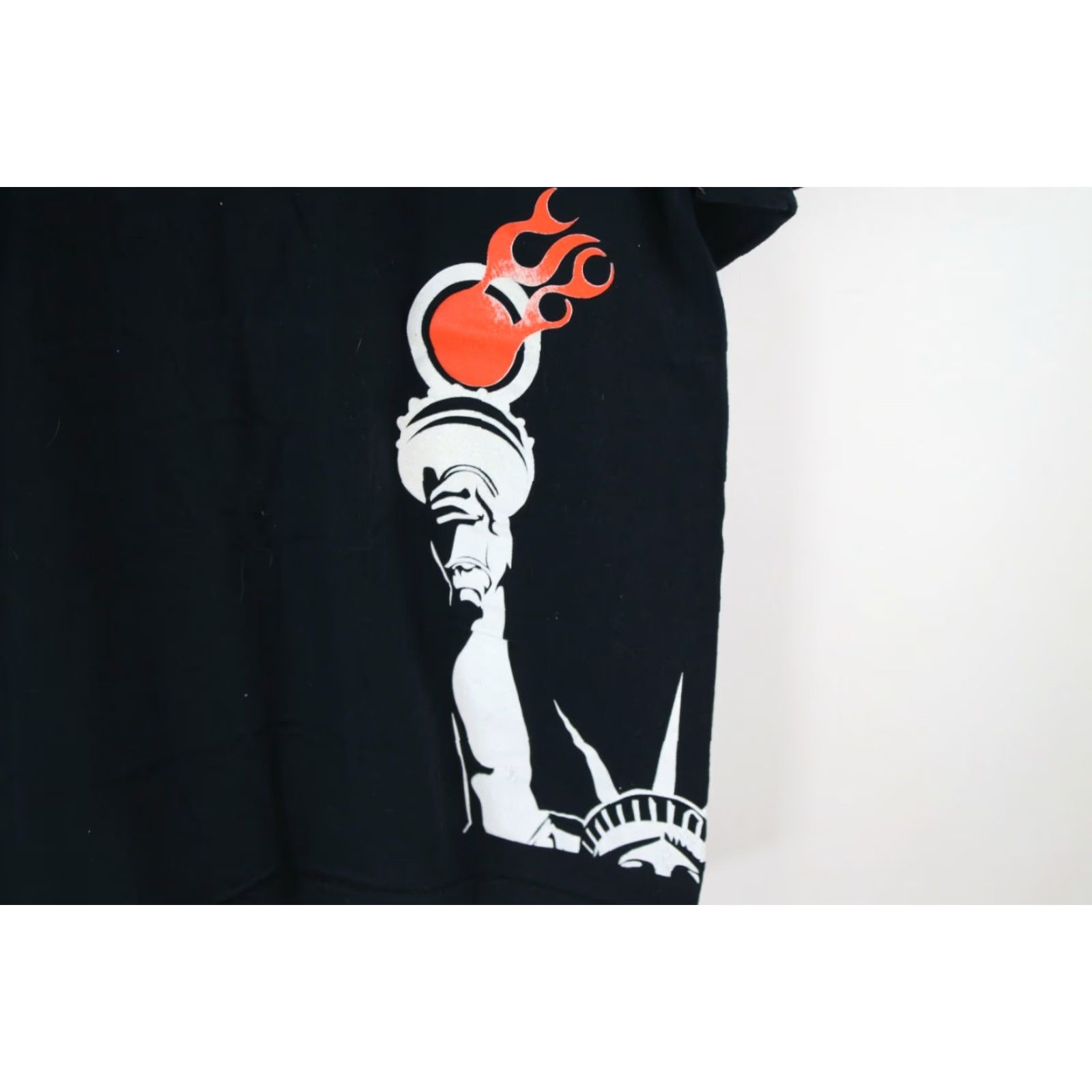 Gildan VINTAGE Gildan Ignite Logo Graphic T-Shirt Black Large Mens 90s Size US L / EU 52-54 / 3 - 4 Thumbnail