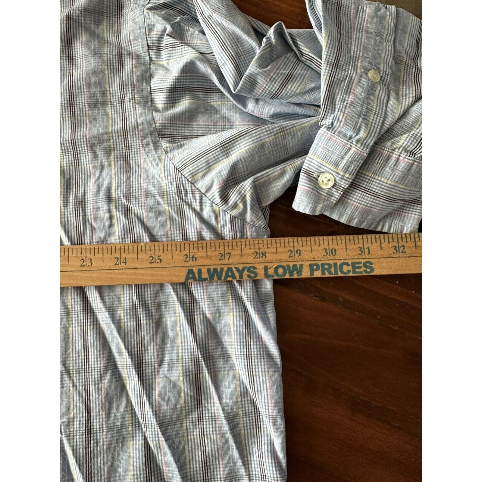 Ralph Lauren Ralph Lauren Button Shirt Blake XL Blue Plaid w/Pink&Yellow Size US XL / EU 56 / 4 - 8 Thumbnail