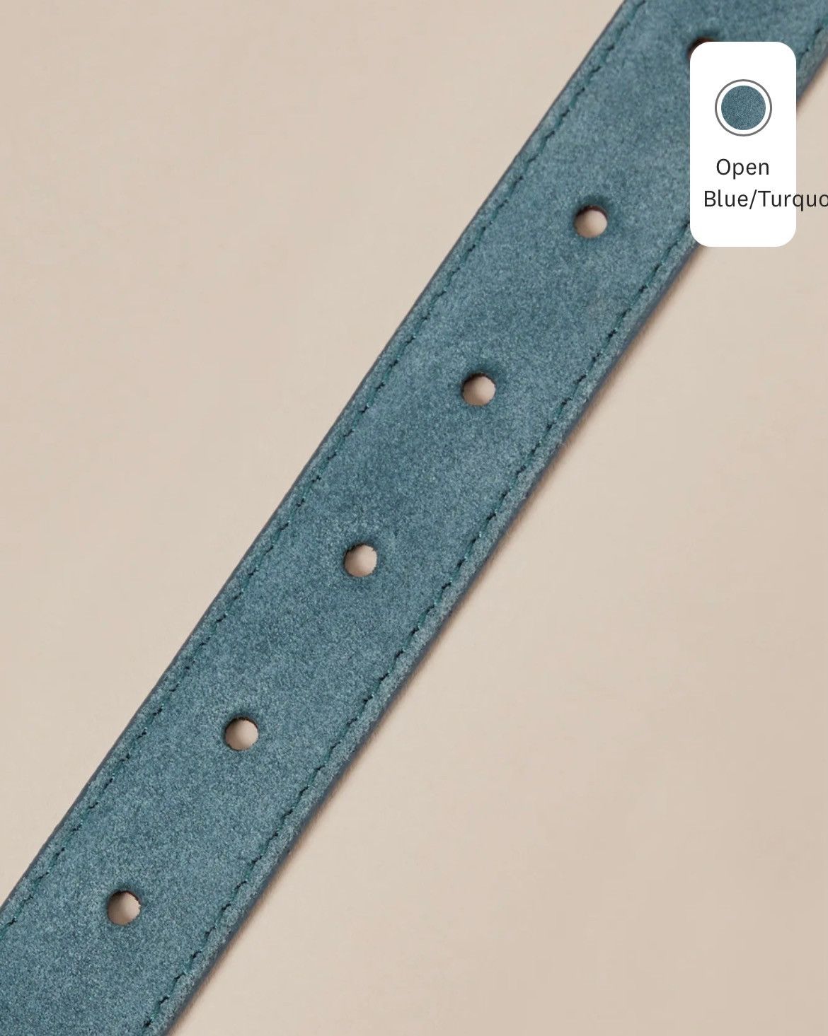 Lucky Brand Women’s Lucky Brand Suede Western Belt Turquoise L Size ONE SIZE - 2 Thumbnail