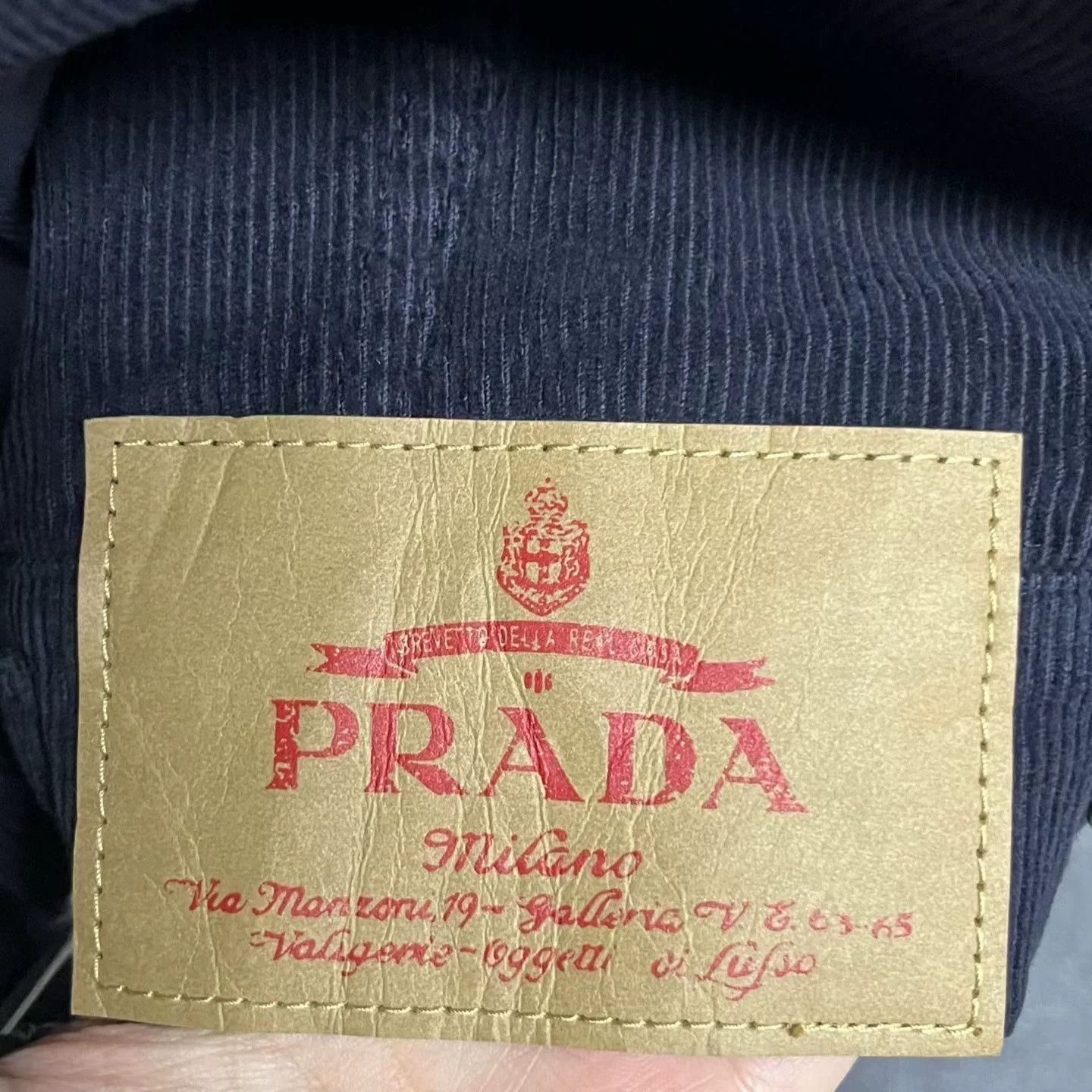 Prada Prada Dark Blue Washed Vintage Jacket Size US L / EU 52-54 / 3 - 5 Thumbnail