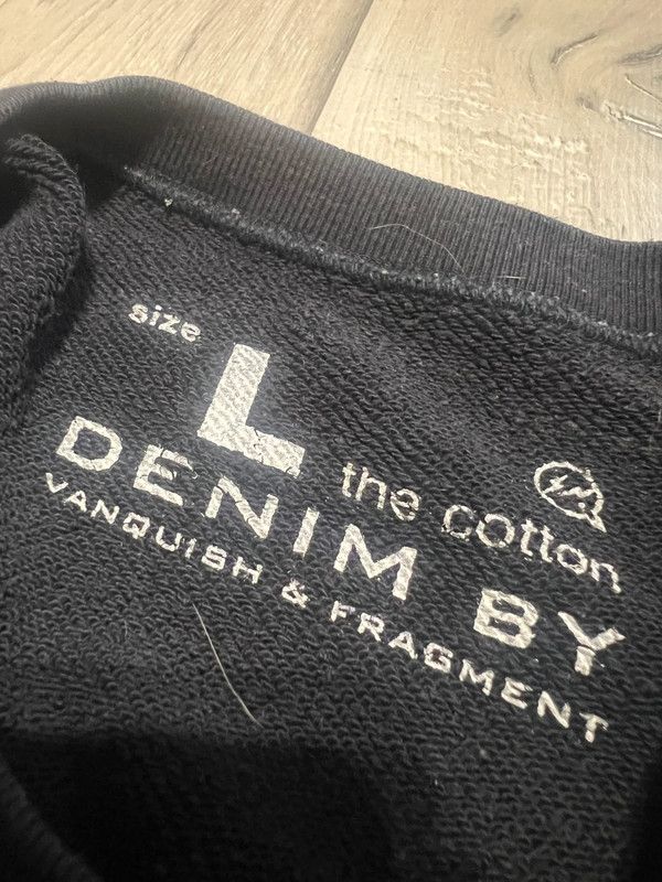 Fragment Design × Hiroshi Fujiwara × Vanquish Denim by Fragment Design & Vanquish Crewneck Size US L / EU 52-54 / 3 - 5 Thumbnail