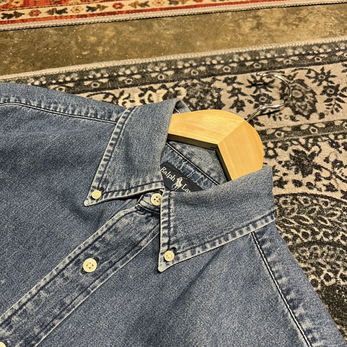 Polo Ralph Lauren Vintage Ralph Lauren Blaire Denim Shirt Size US S / EU 44-46 / 1 - 3 Thumbnail