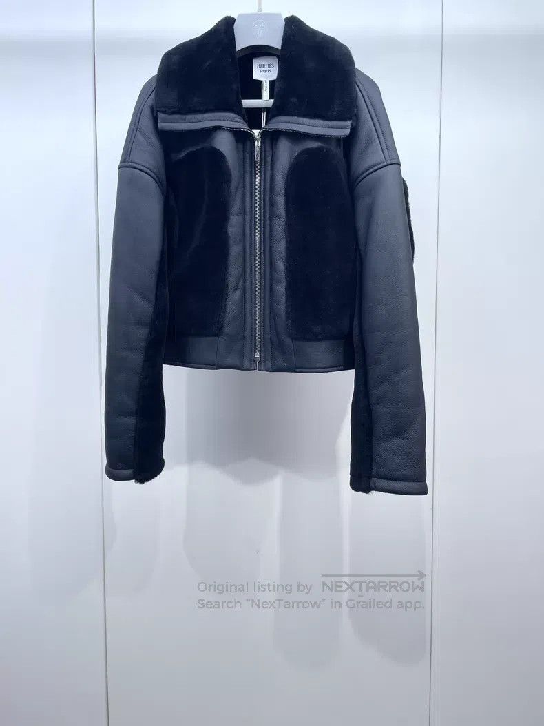 Hermes Hermes Wool fur coat. Size XS / US 0-2 / IT 36-38 - 1 Thumbnail