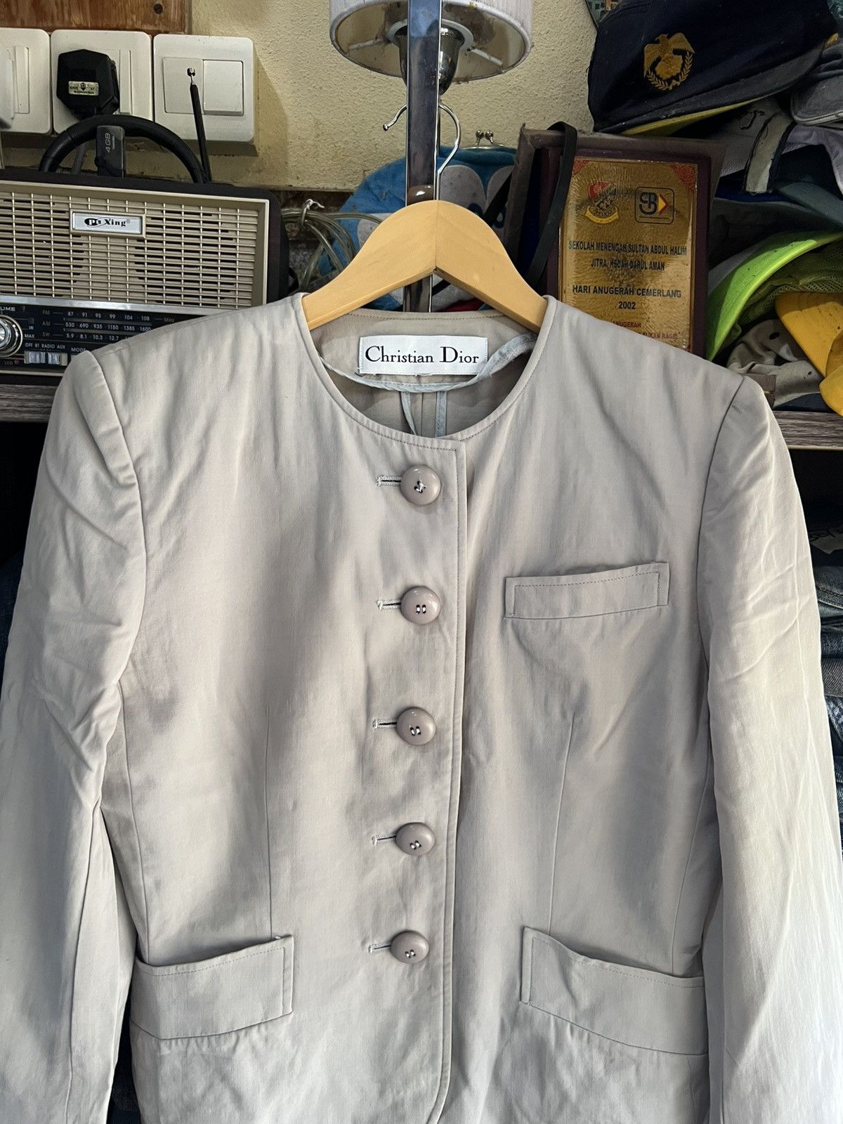 Christian Dior Monsieur 🔥Vintage Christian Dior Button Jacket Size S / US 4 / IT 40 - 5 Thumbnail