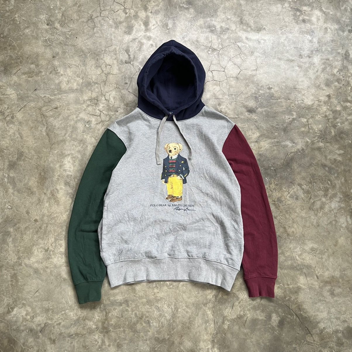 Polo Ralph Lauren Polo Bear by Ralph Lauren 4 Tone Color Hoodie Size US M / EU 48-50 / 2 - 1 Thumbnail