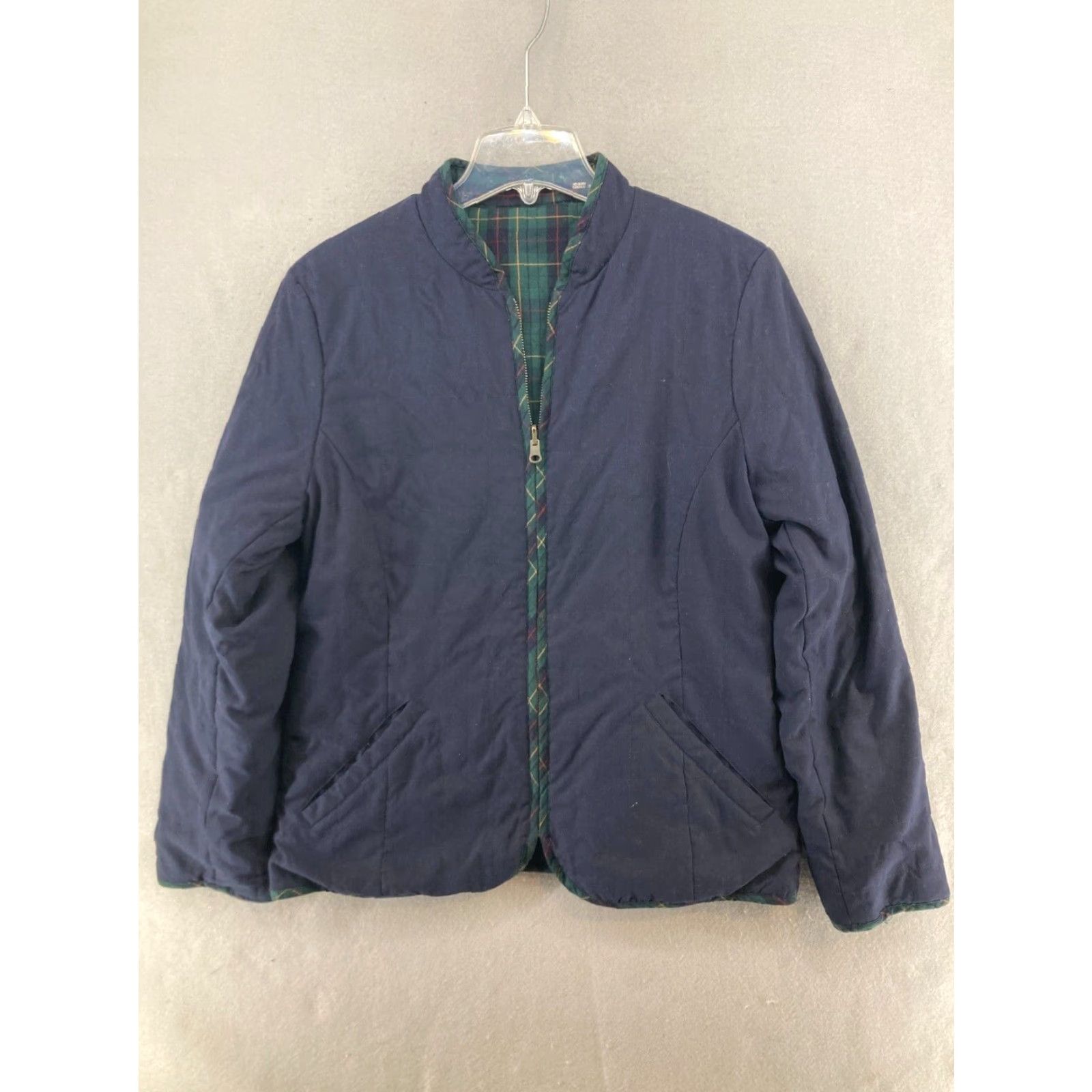 Pendleton Pendleton Womens Jacket Plaid Full Zip Lightweight M Blue Quilted Casual Fall Spring Women's Jacket Size M / US 6-8 / IT 42-44 - 7 Thumbnail