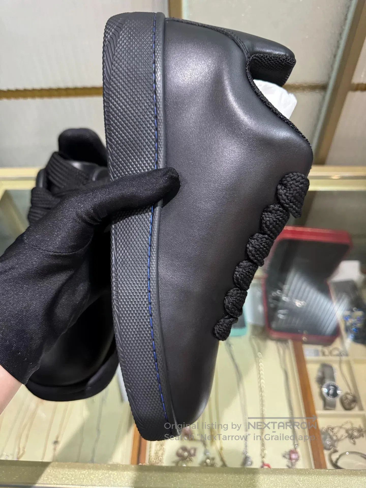 Burberry Burberry Black Low-Top Sneakers for Sale. Size US 7 / EU 40 - 7 Thumbnail