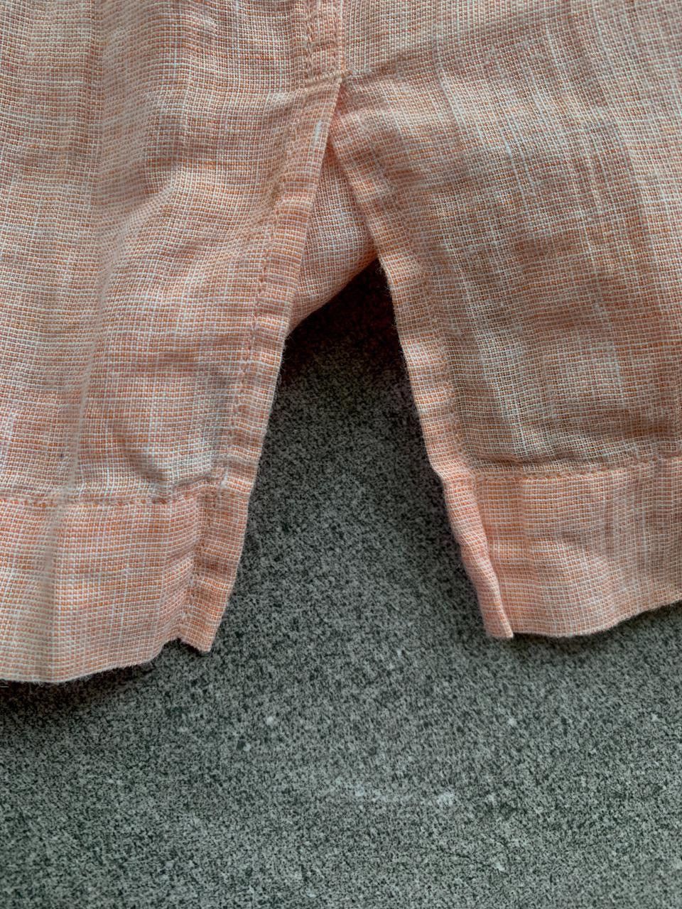 Issey Miyake FREE TAX! Linen Blend Shanghai Collared Shirt Size US M / EU 48-50 / 2 - 5 Thumbnail