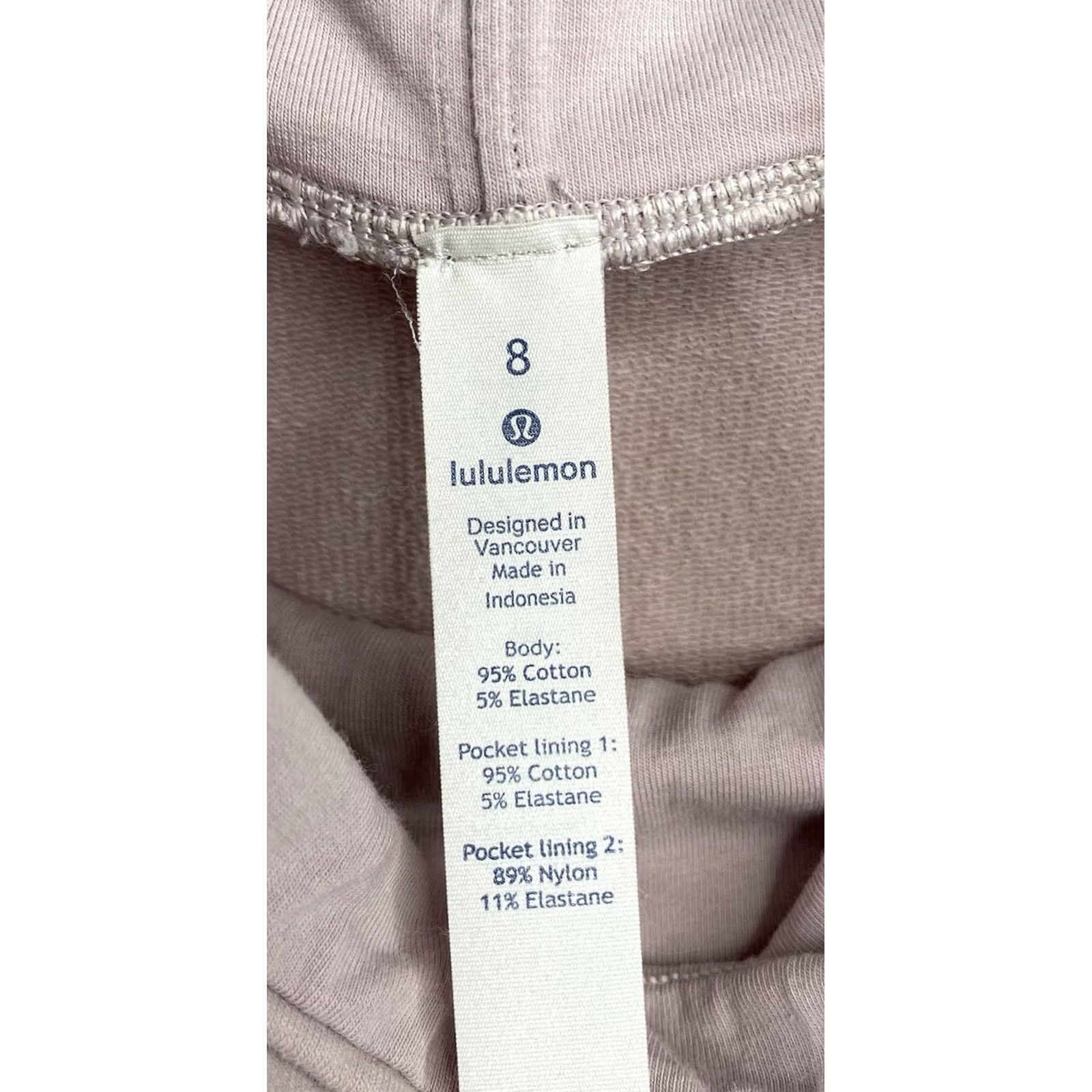 Lululemon VINTAGE Lululemon Stress Less Top Womens 8 Porcelain Pale Pink Funnel Neck Pullover Size M / US 6-8 / IT 42-44 - 3 Thumbnail