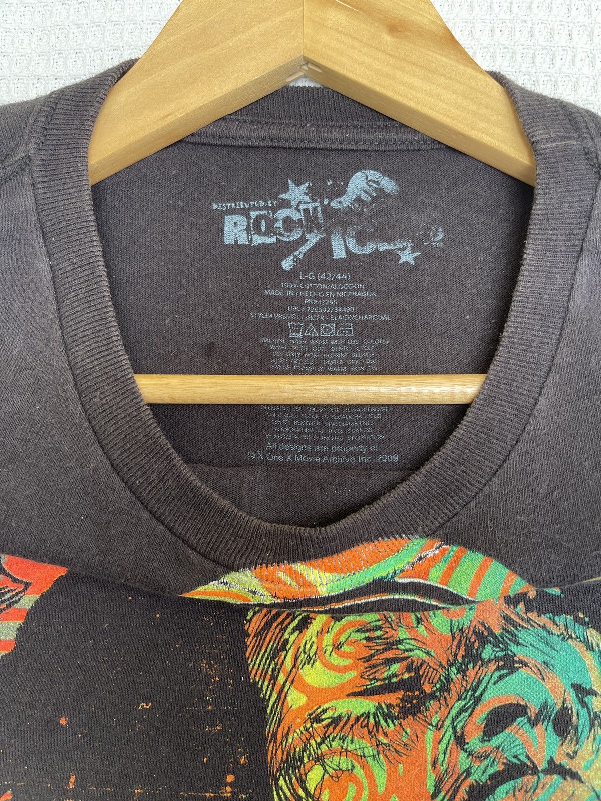 Bob Marley × Rap Tees × Vintage Last Drop🔥Rare🔥Vintage BOB MARLEY Rasta Rap Tees Tee Size US L / EU 52-54 / 3 - 7 Thumbnail