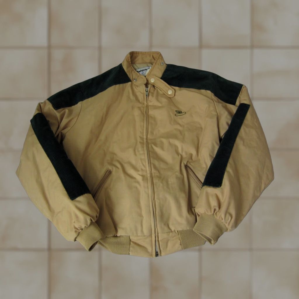Vintage VINTAGE Swingster Jacket Mens Regular Brown Corduroy Bomber Jacket Short Adult Medium 1A Size US M / EU 48-50 / 2 - 1 Thumbnail