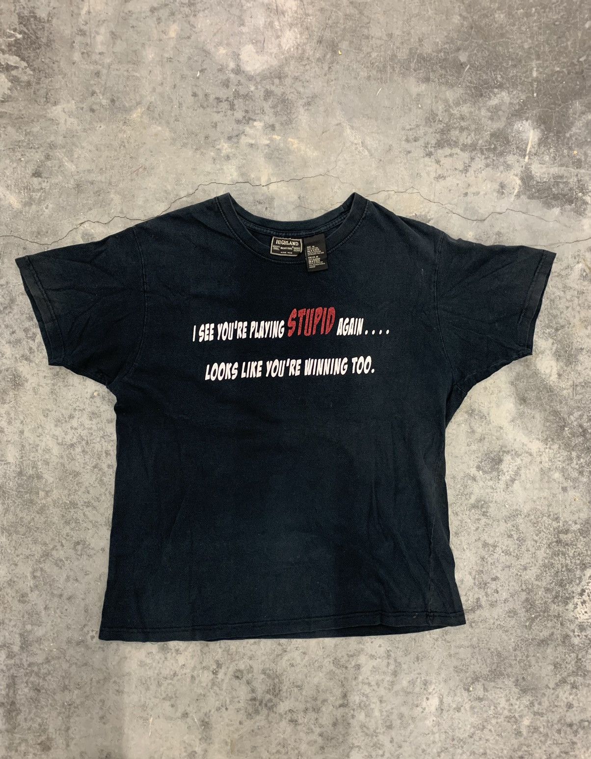 Vintage 90’s Vintage Text T-Shirt Size US M / EU 48-50 / 2 - 1 Thumbnail