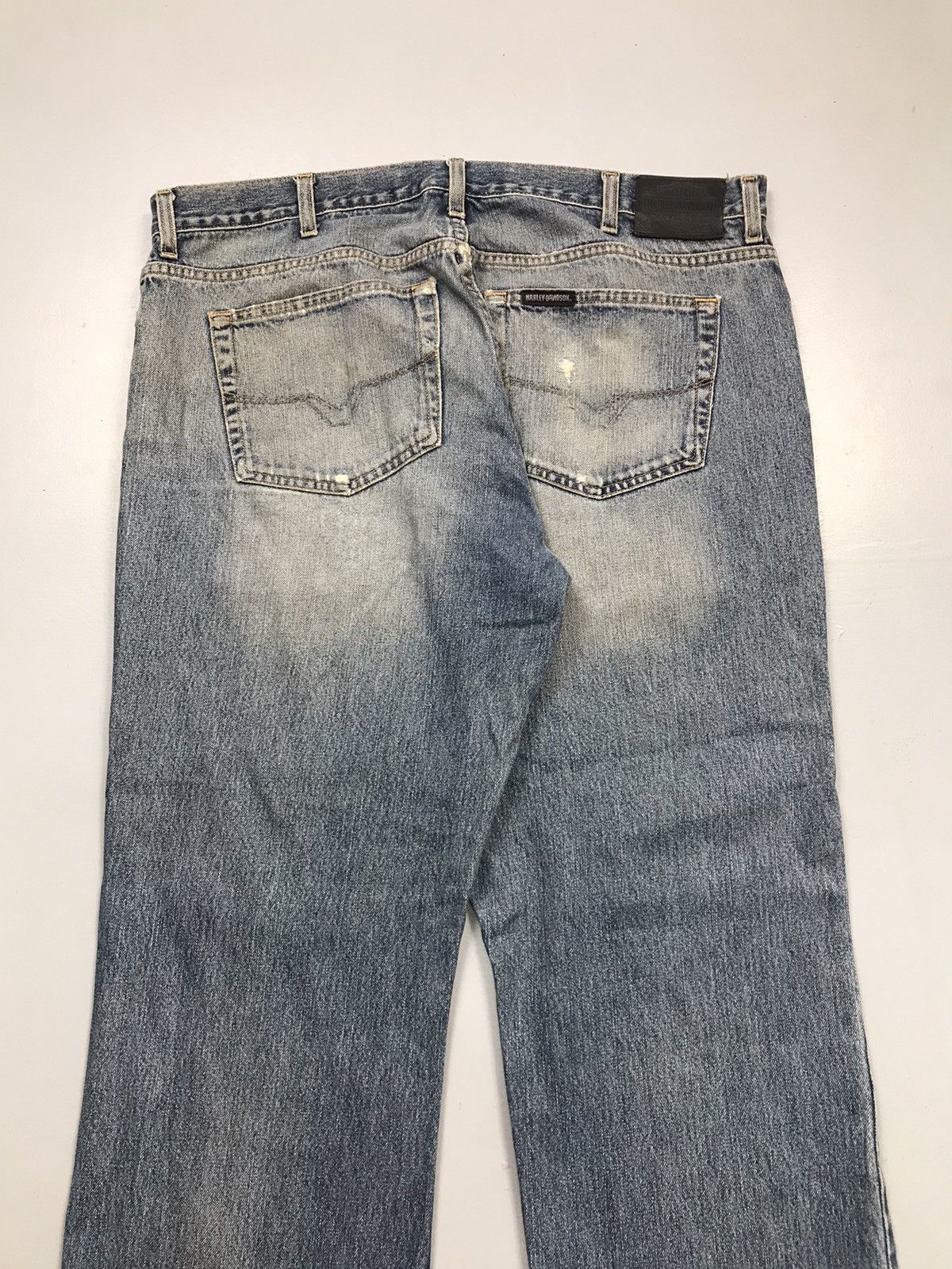 Harley Davidson Vintage Harley Davidson damaged denim Size US 42 / EU 58 - 12 Thumbnail