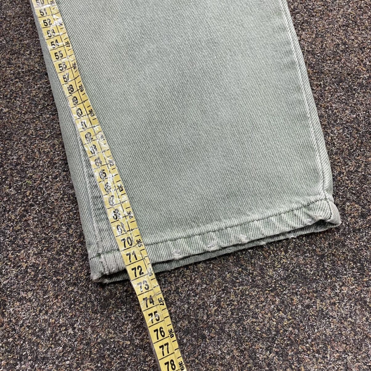 Vintage Vintage Y2K Baggy Wide Leg Faded Jeans Streetwear Graphic 32 Size 32" / US 10 / IT 46 - 7 Thumbnail