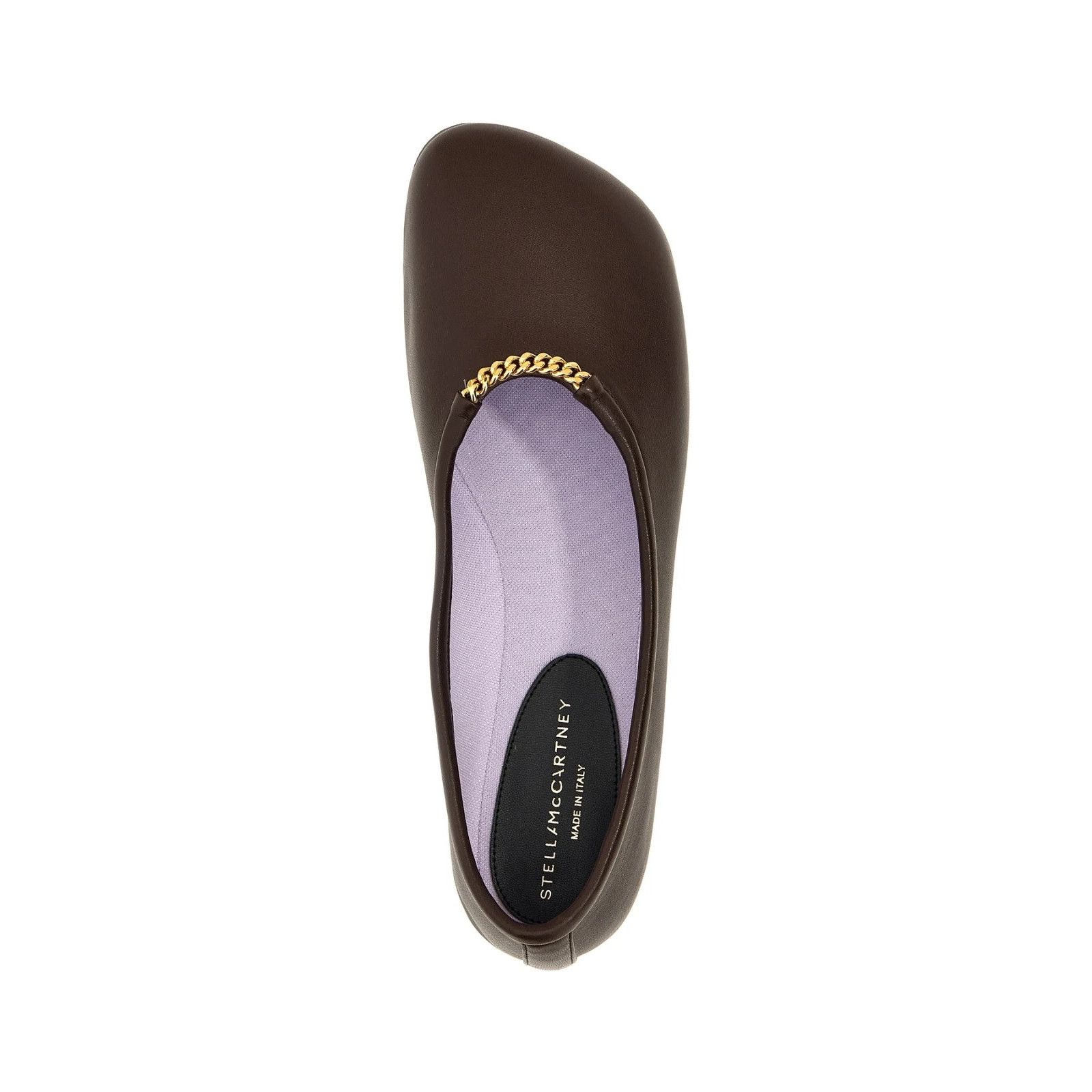 Stella McCartney STELLA MCCARTNEY Ryder Brown Leather Flats New & Authentic ( Size US 8 / IT 38 - 4 Thumbnail
