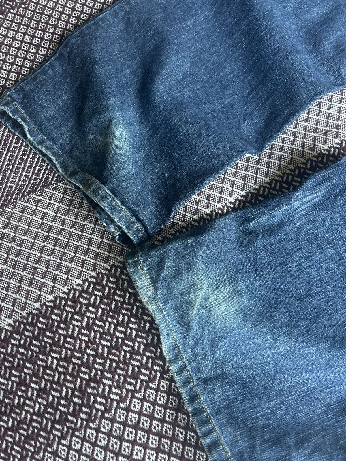 Henri Lloyd Henri Lloyd Denim Baggy Jeans Distressed Solid Style Size 34 Size US 34 / EU 50 - 4 Thumbnail