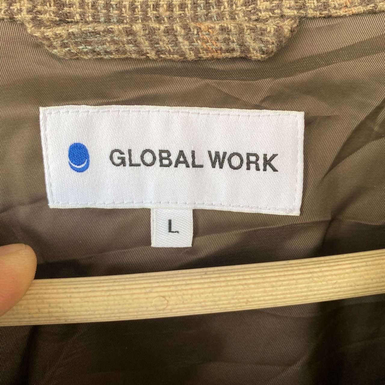Global Work × Japanese Brand Vintage Global Work Checkered Button Up Jacket Size US L / EU 52-54 / 3 - 5 Thumbnail