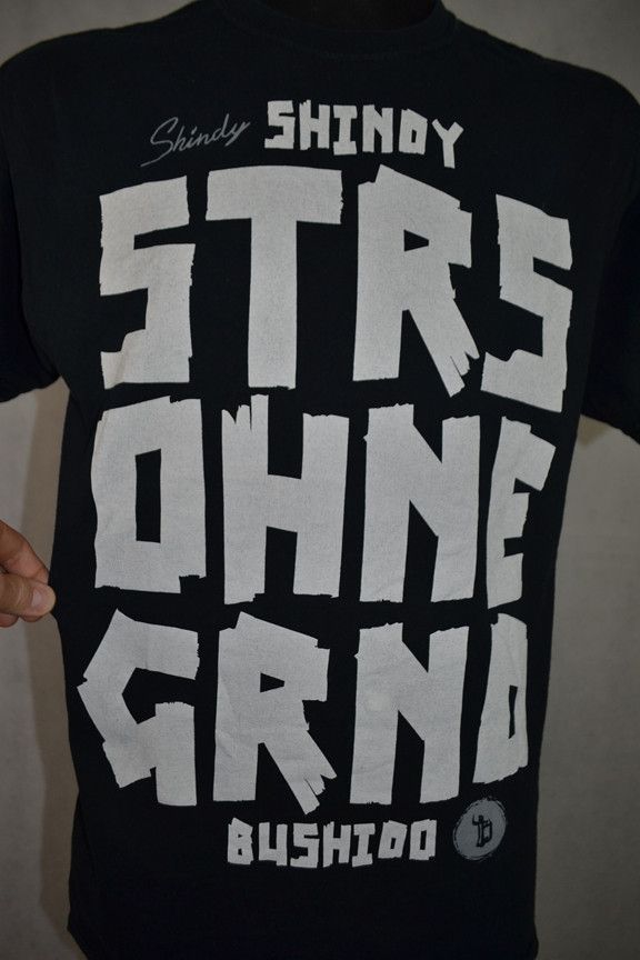 Band Tees 2013 Shindy x Bushido Stress Ohne Grund Rap Tee t-shirt M Size US M / EU 48-50 / 2 - 4 Thumbnail