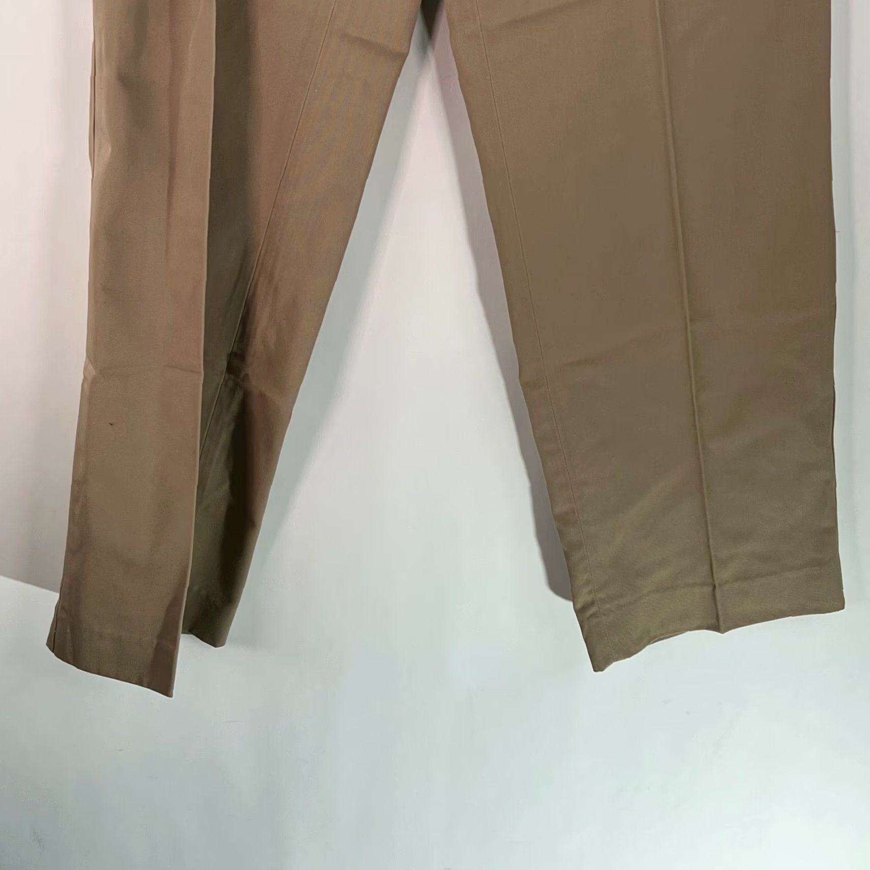 Etienne Aigner Etienne Aigner Mens Flat Front Straight Leg Formal Tan Dress Pants Size 34 Long Size US 34 / EU 50 - 7 Thumbnail