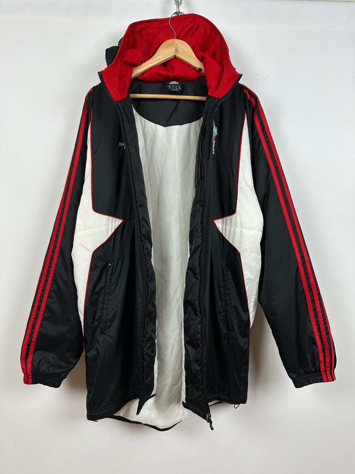 Vintage 2007-08 Adidas Liverpool Champions League Parka Coat Jacket Size US L / EU 52-54 / 3 - 7 Thumbnail