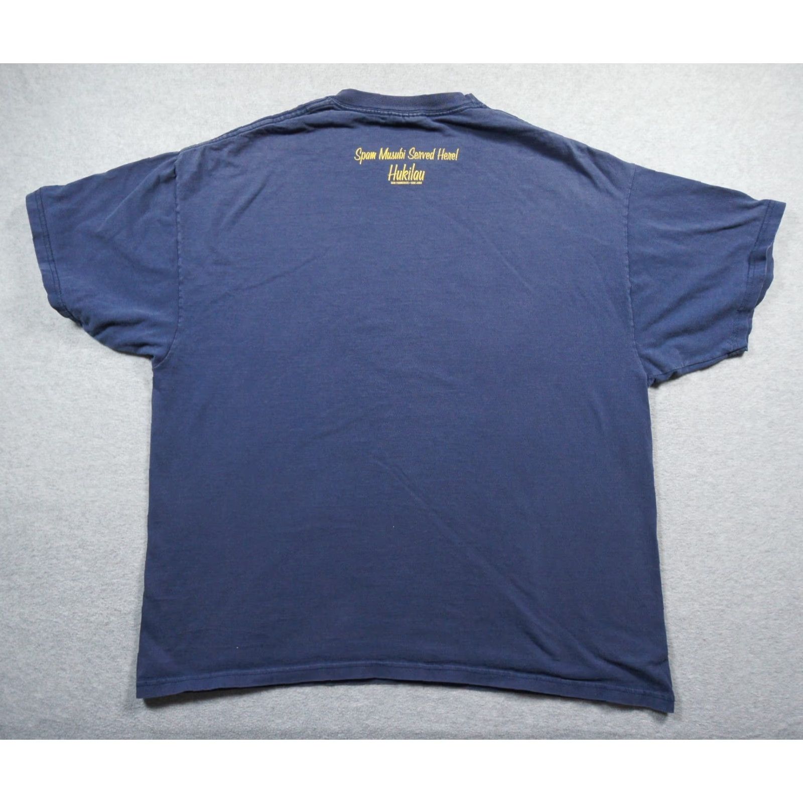 Vintage VINTAGE Spam Man Shirt Mens XL Blue Graphic Tee Hukilau Short Sleeve Port and Company T-Shirt Men XL Blue Logo Size US XL / EU 56 / 4 - 6 Thumbnail