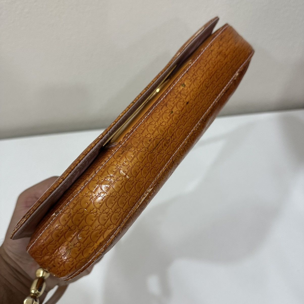 Dior ‼️LD‼️ CHRISTIAN DIOR MALICE OBLIQUE PATENT LEATHER SHOULDER Size ONE SIZE - 7 Thumbnail