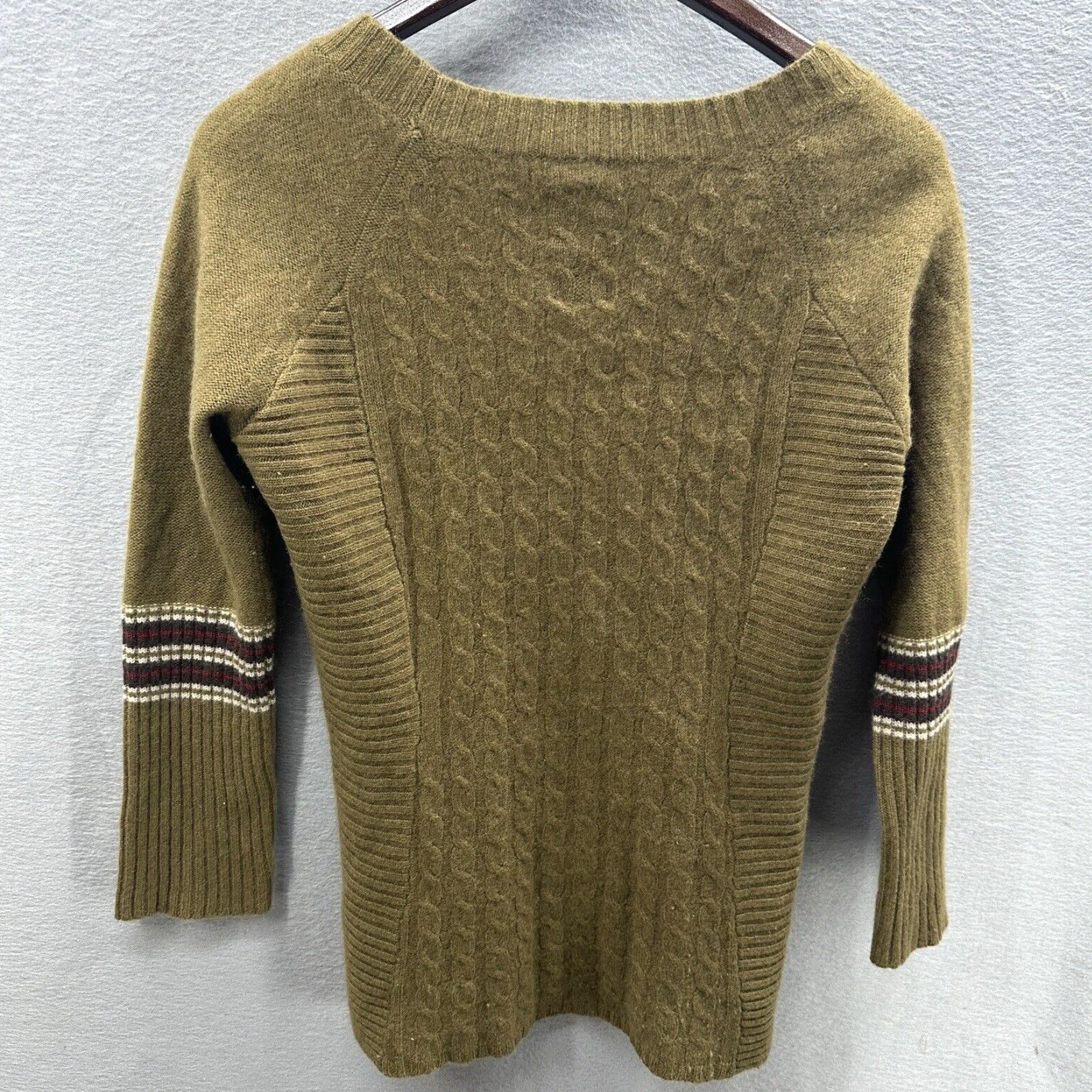 Anthropologie Anthropologie Burning Torch Sweater Women's Large Recycled Cashmere Brown Knit Pullover Bohemian Fall Winter 2010s Womens Size L / US 10 / IT 46 - 5 Thumbnail