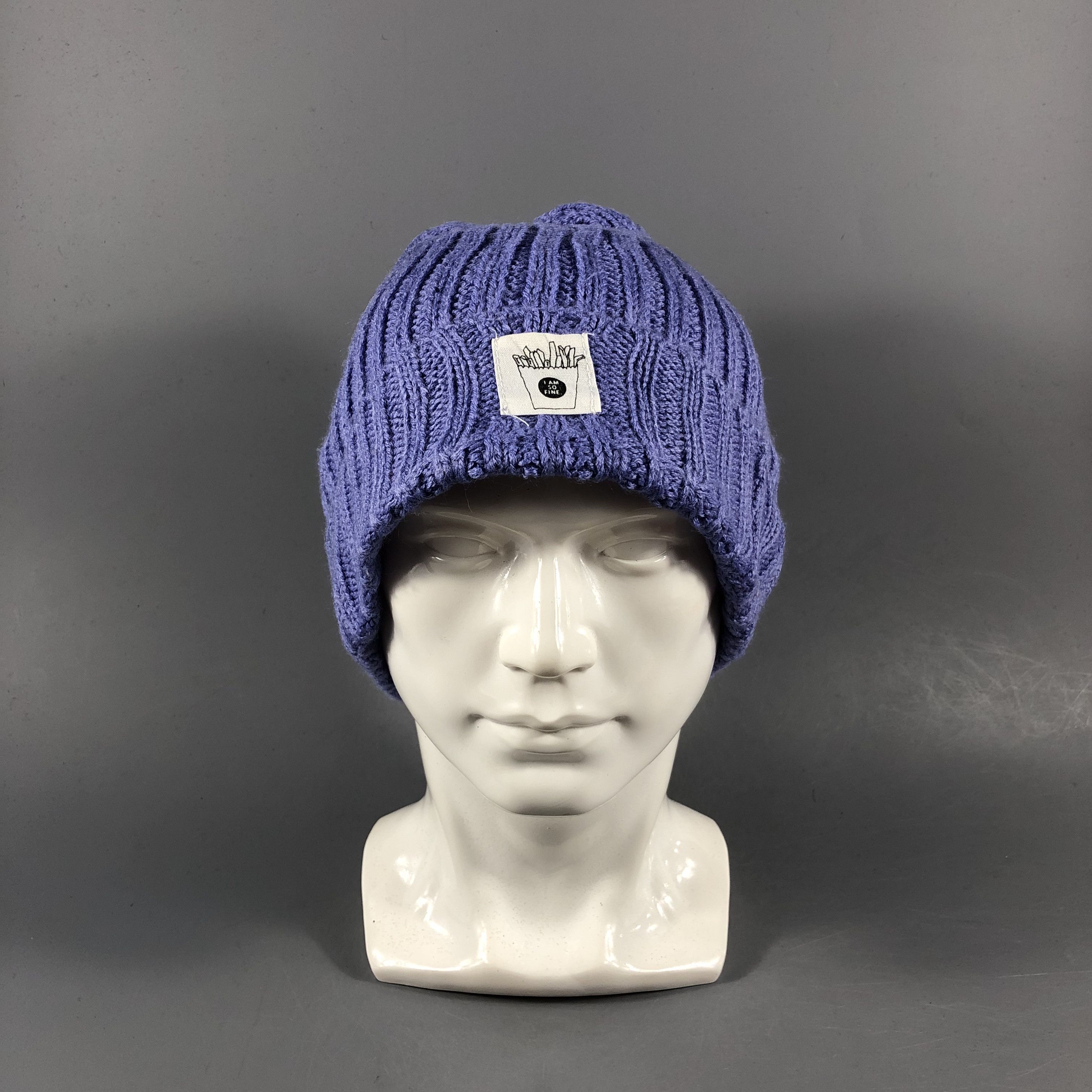 image of Vintage x Winter Session Pleated Fisherman Beanie Snowcap Snow Hat B978, Men's