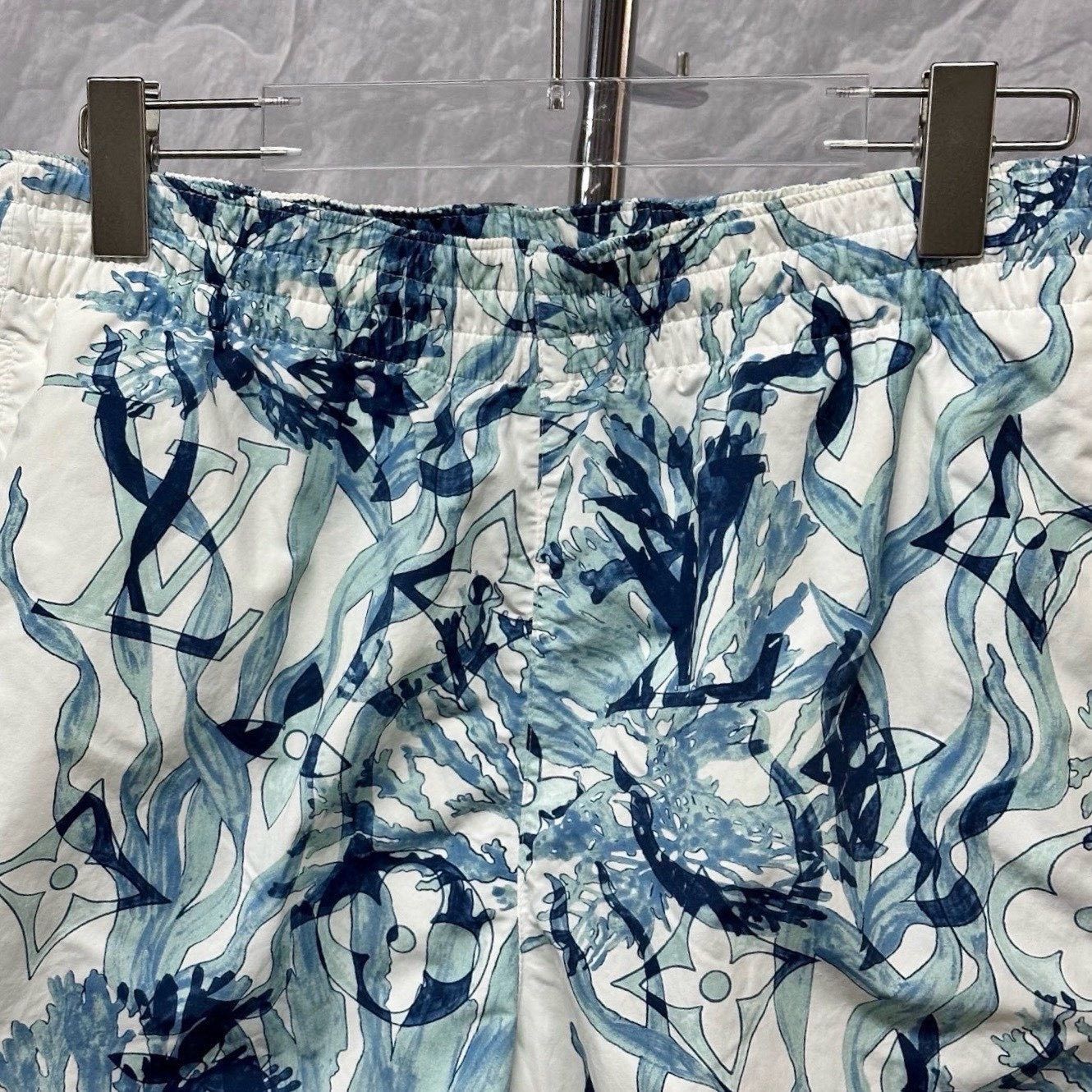 Louis Vuitton Louis Vuitton Sea Print Drawstring Shorts Size US 32 / EU 48 - 2 Thumbnail