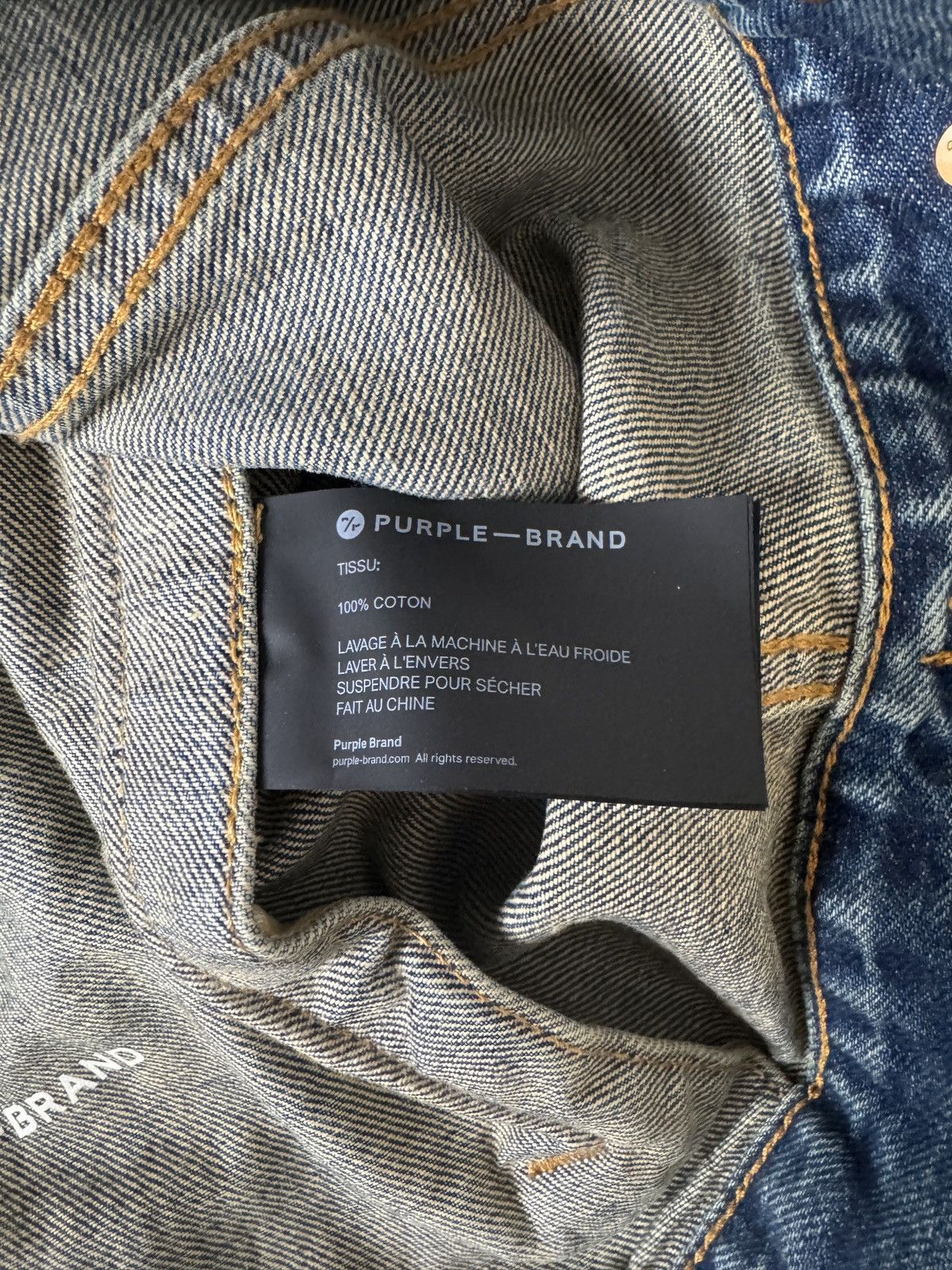 Purple Brand PURPLE Denim Jacket Size US M / EU 48-50 / 2 - 9 Thumbnail