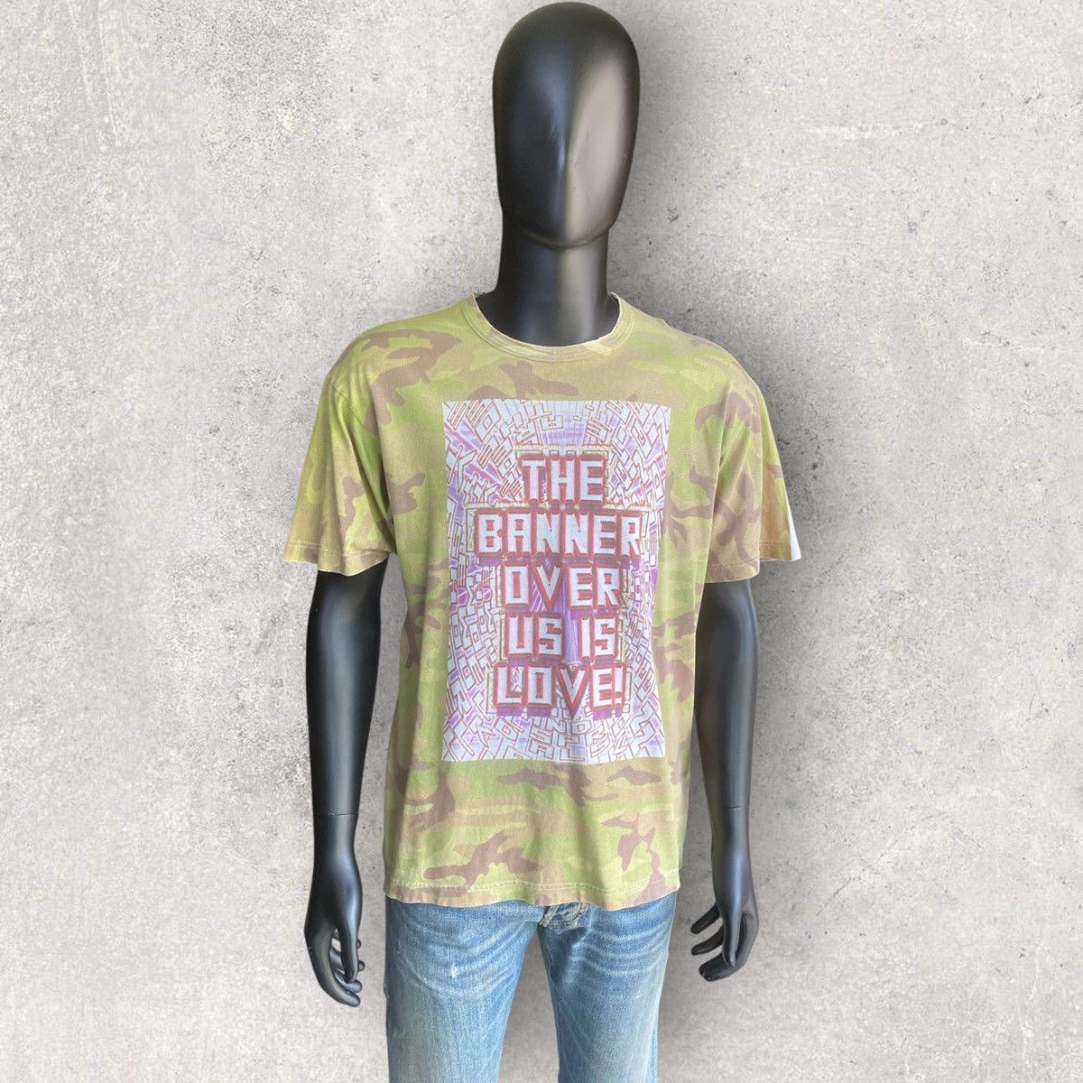 Junya Watanabe SS04 The Banner Over Us is Love Tee Size US M / EU 48-50 / 2 - 1 Thumbnail