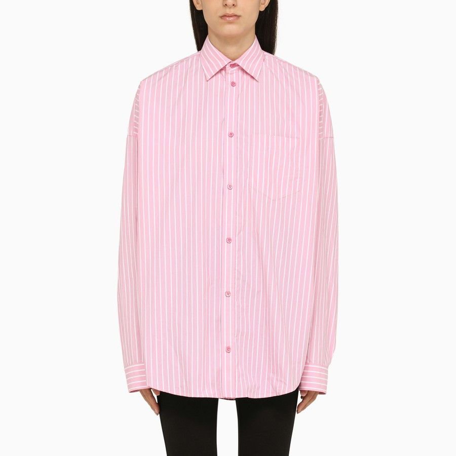 image of Balenciaga O1D2Blof01223 Shirt In Pink, Women's (Size XS)