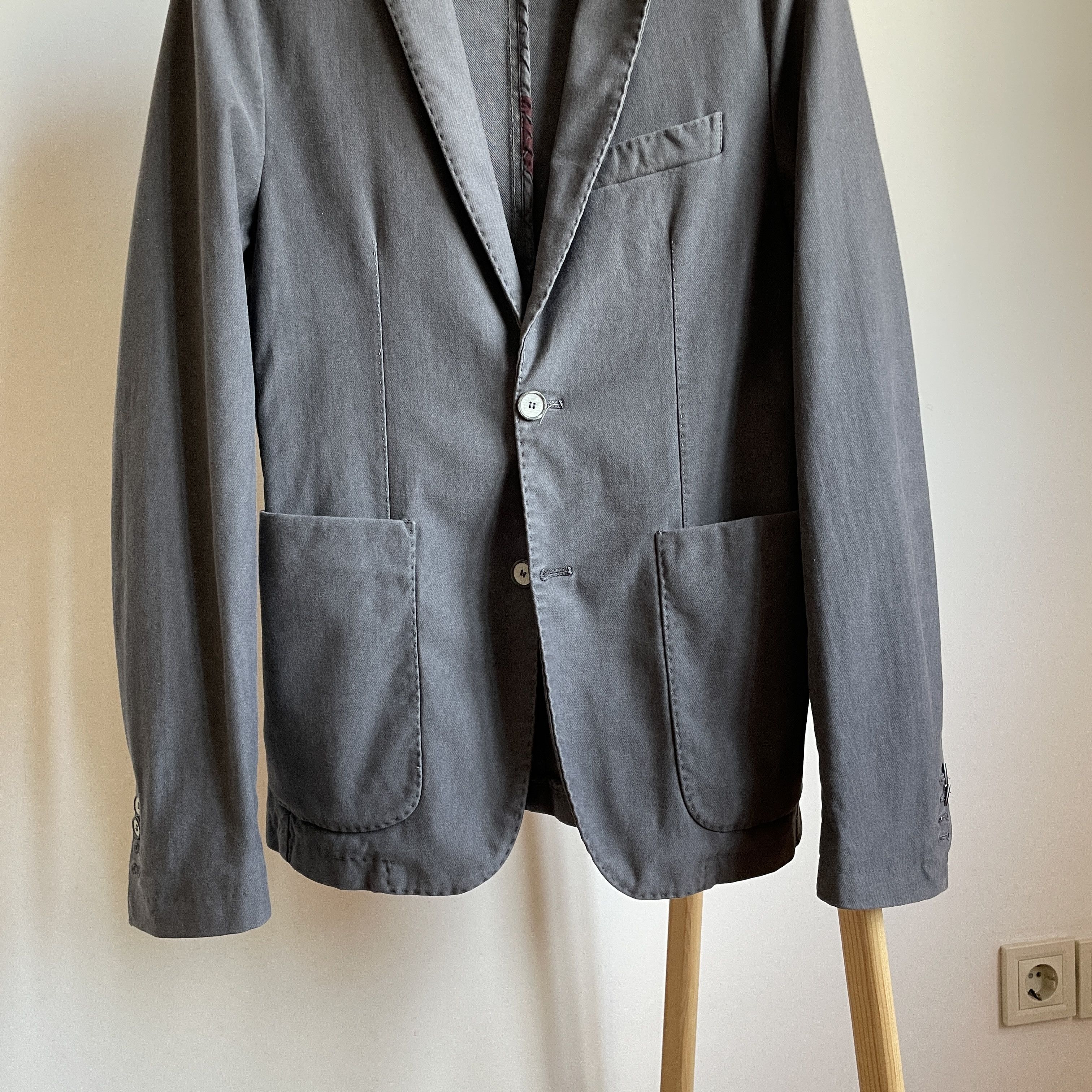 Other Havana & Co Cotton Garment Dyed Slim Unlined Blazer Size 38R - 5 Thumbnail