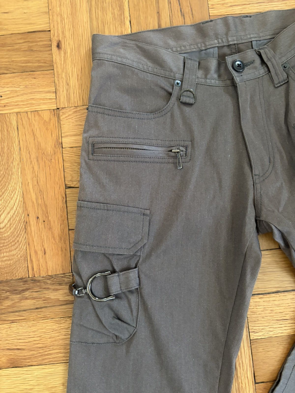 Issey Miyake Tête Homme x Issey Miyaki Archive Cargo Bondage Pants Size US 30 / EU 46 - 3 Thumbnail