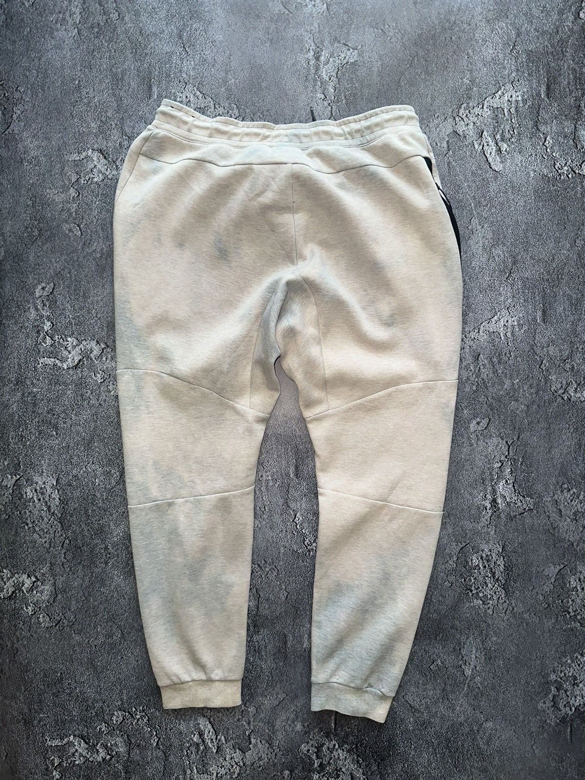 Nike 🌪️ Y2K Crazy Custom Nike Tech Fleece Pants Tie Dye Size US 37 - 8 Thumbnail
