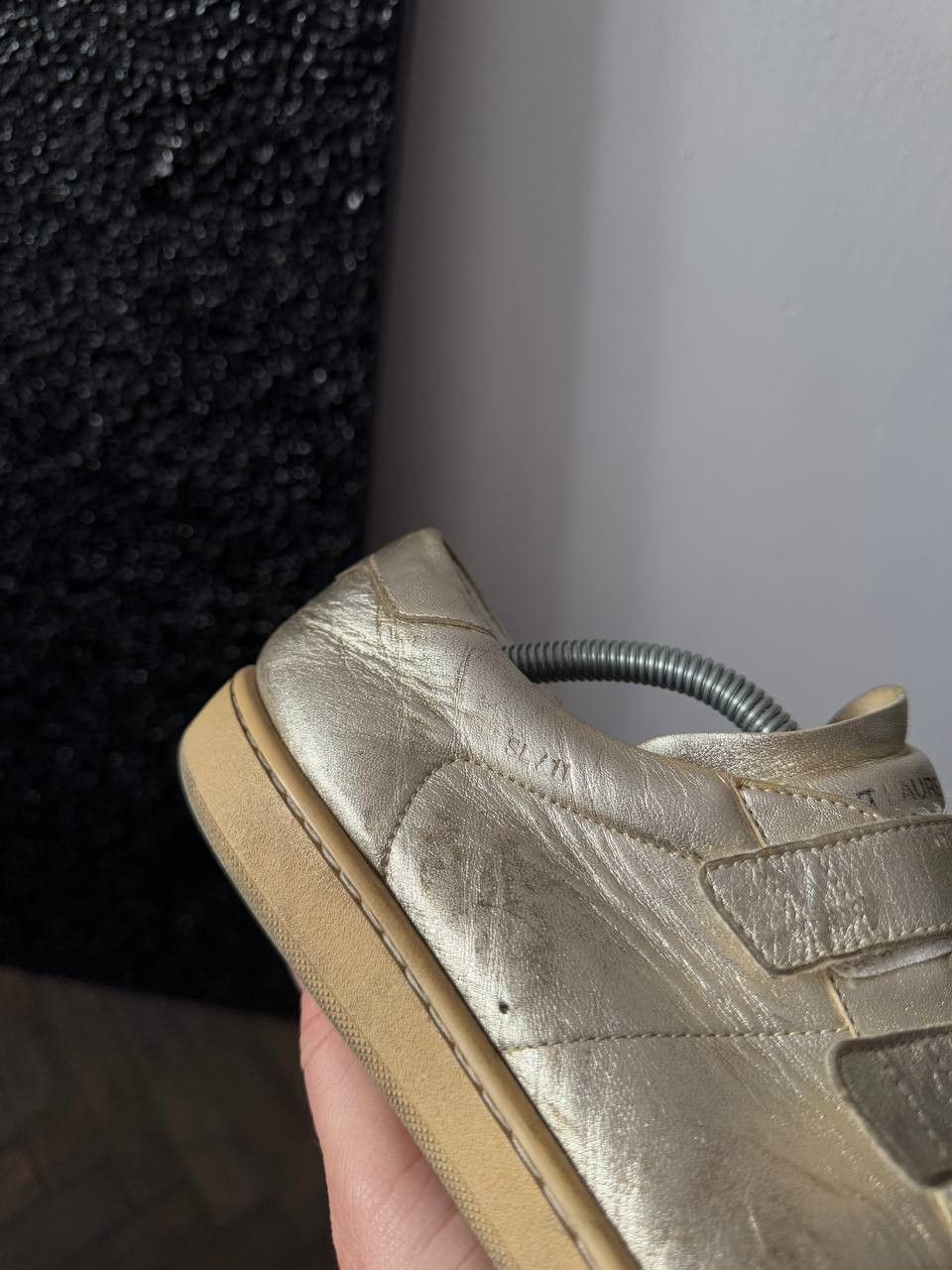 Hedi Slimane × Saint Laurent Paris SLP SL/11 Velcro Archive Hedi Slimane Archive rare LGB Size US 8 / EU 41 - 13 Thumbnail