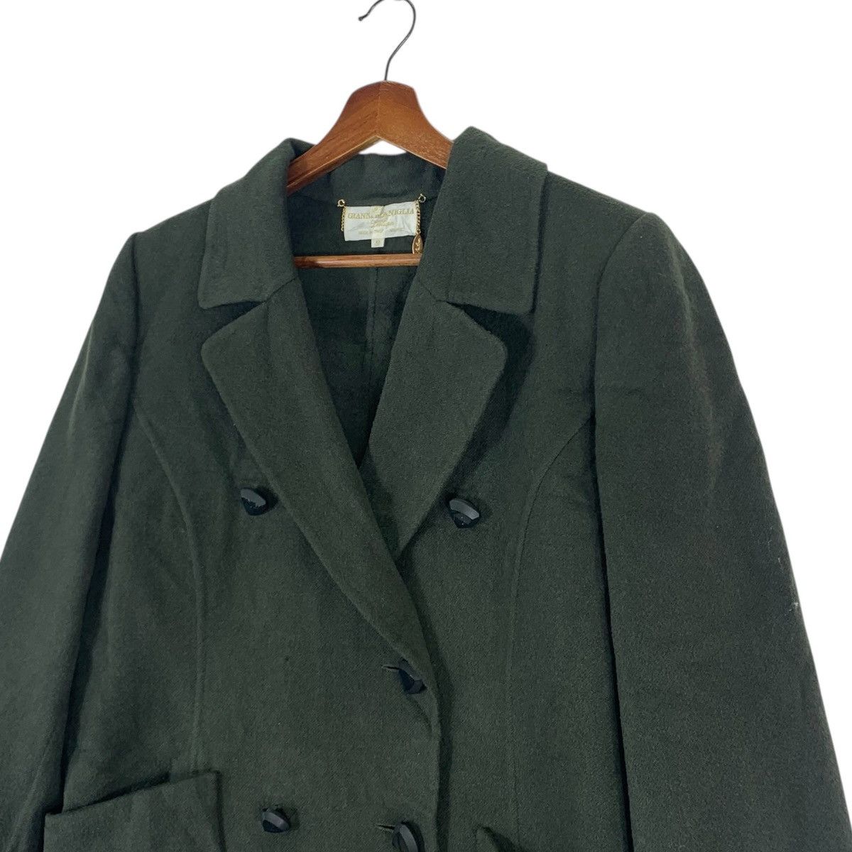 Vintage Vintage Gianni Maniglia Wool Long Coat Size US M / EU 48-50 / 2 - 4 Thumbnail