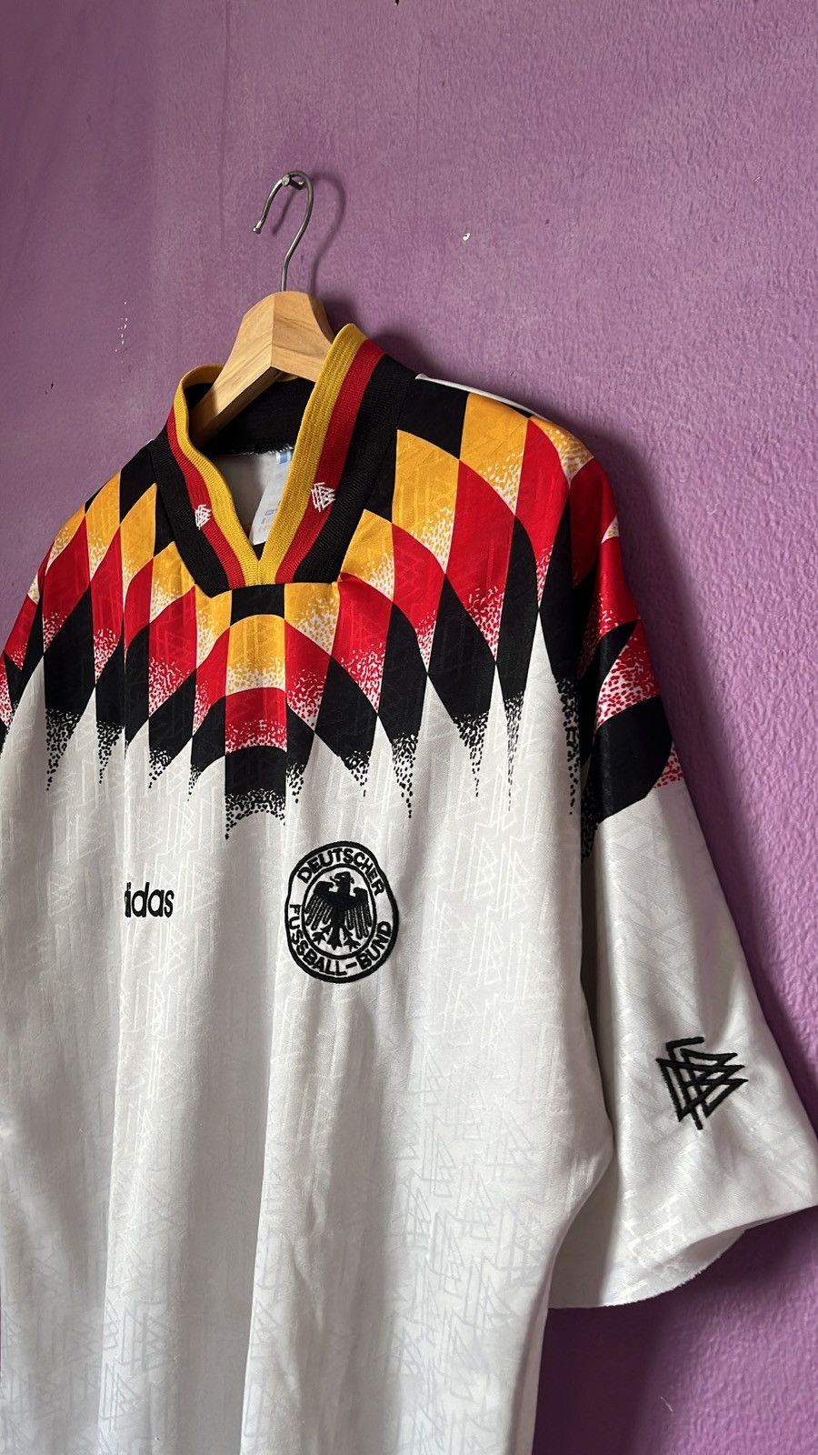 Vintage Vintage 1994/96 Germany Home Football Jersey Adidas Size US L / EU 52-54 / 3 - 5 Thumbnail