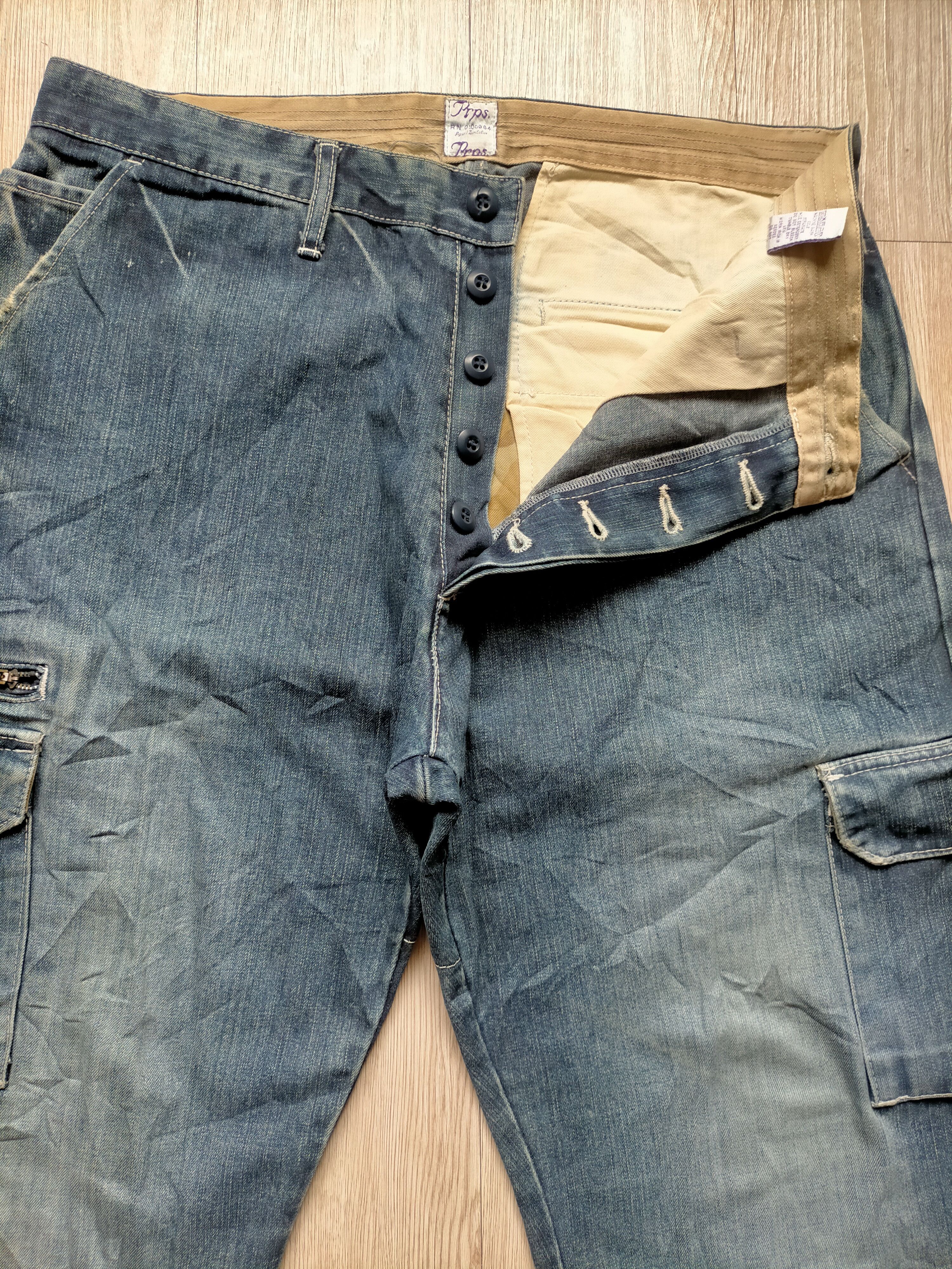 Prps Prps Made in japan Cargo Denim Pants Size US 36 / EU 52 - 5 Thumbnail