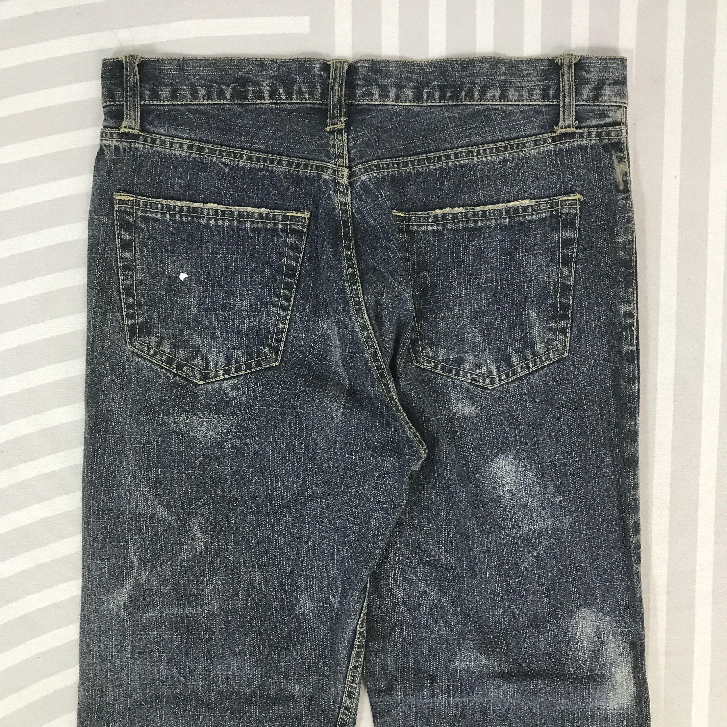 Japanese Brand Gothic style design Free Beat japan Denim pants K54B14 Size US 32 / EU 48 - 5 Thumbnail