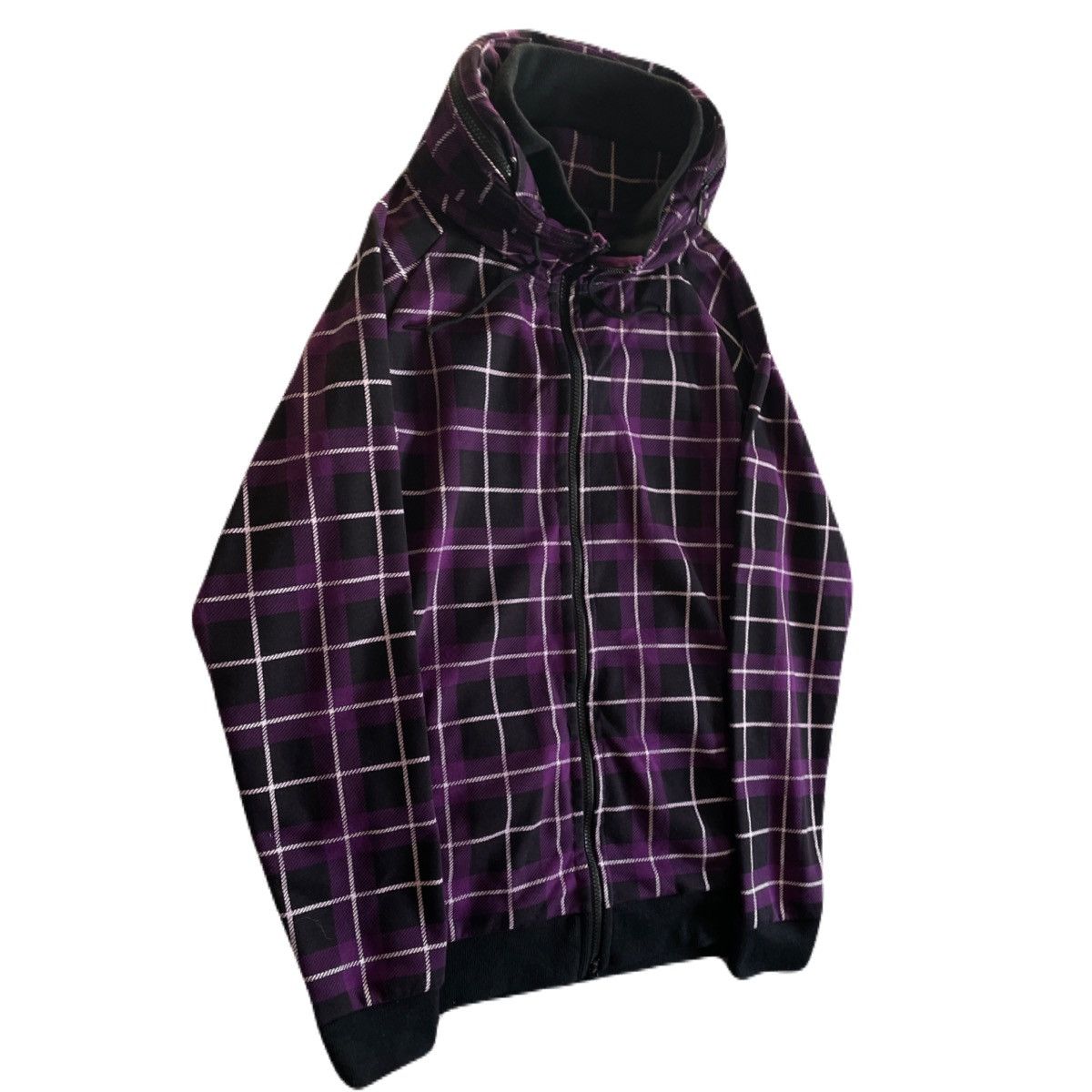 If Six Was Nine 2000s Japanese archive Vkei Bono Plaid Check Hooded Jacket Size US M / EU 48-50 / 2 - 3 Thumbnail