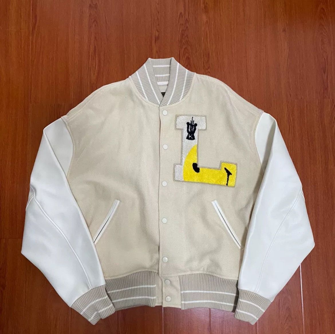Kapital Kapital Smiley Face Baseball Jacket - DMC Size US L / EU 52-54 / 3 - 1 Thumbnail