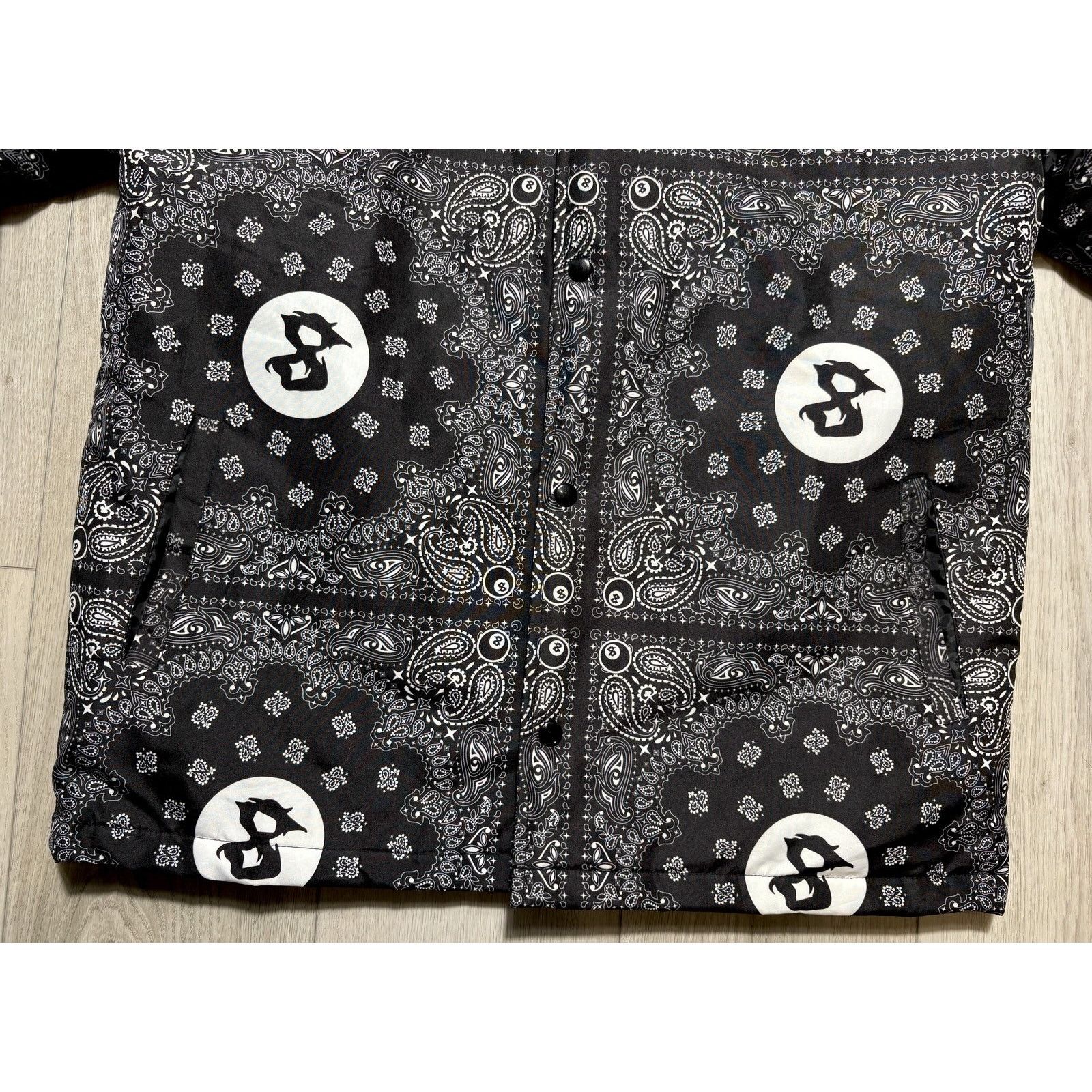 Section 8 Section Eight Y2K Paisley Bandana Streetwear Jacket Large Size US L / EU 52-54 / 3 - 9 Thumbnail
